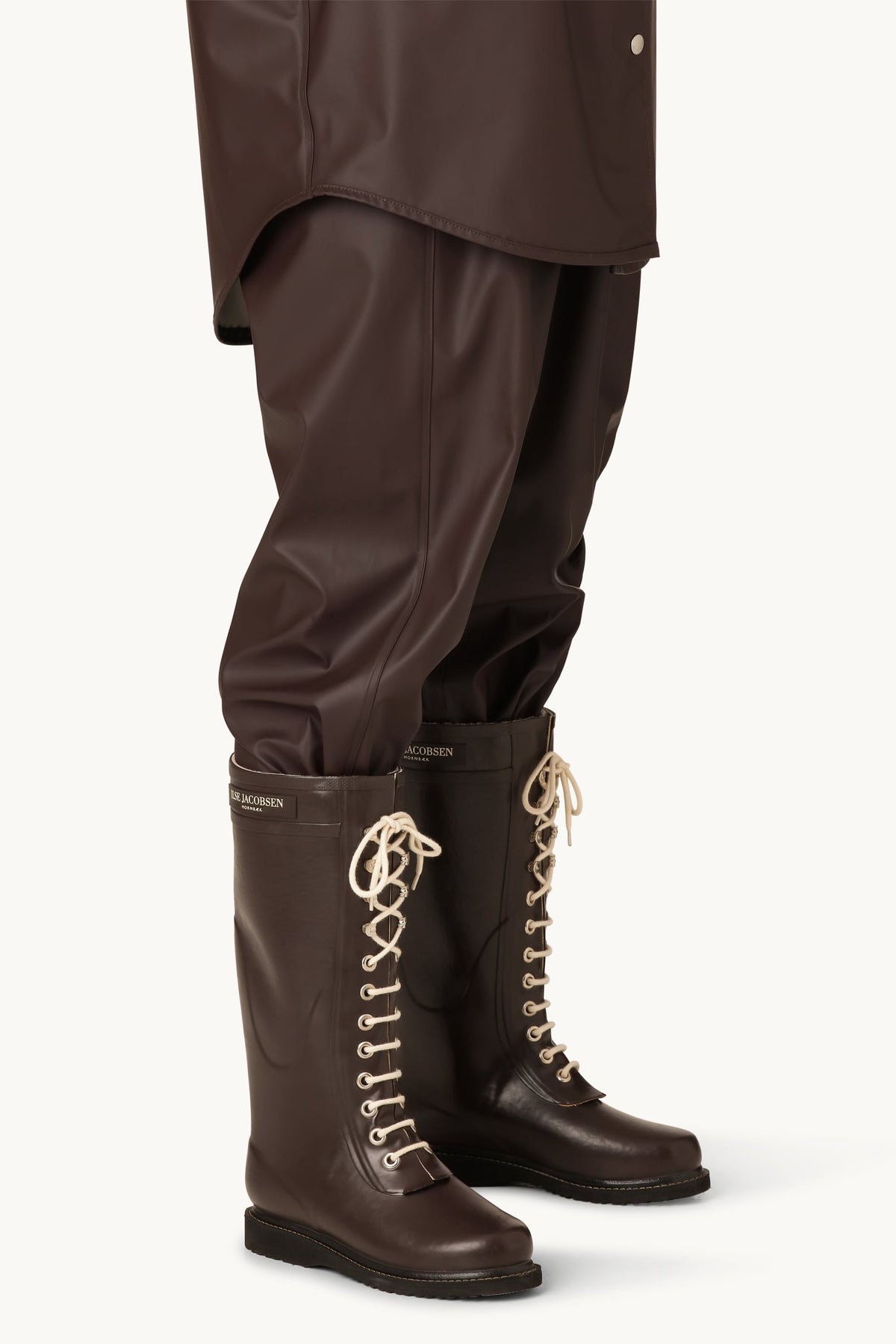 Long Rubber Boots - Ganache