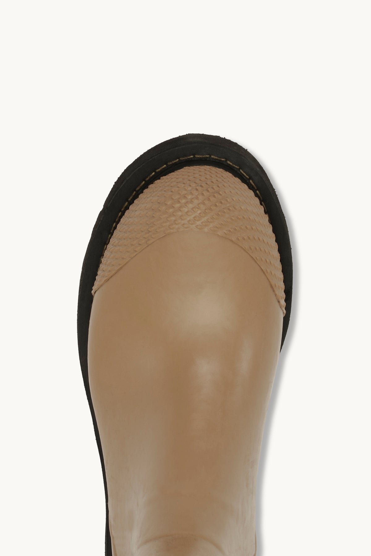 Short Rubber Boots With High Heel - Otter
