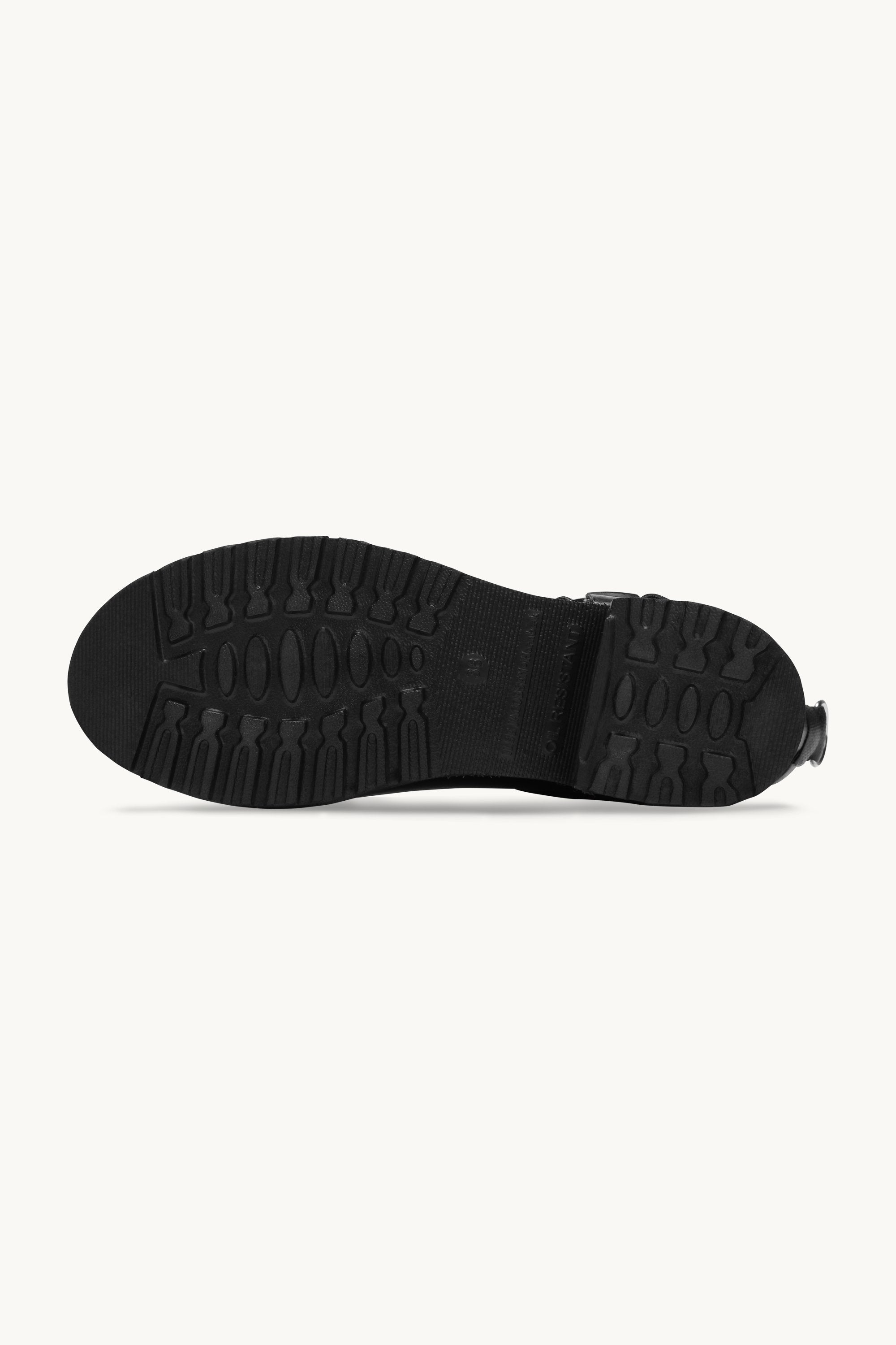 Short Biker Rubber Boots - Black Black