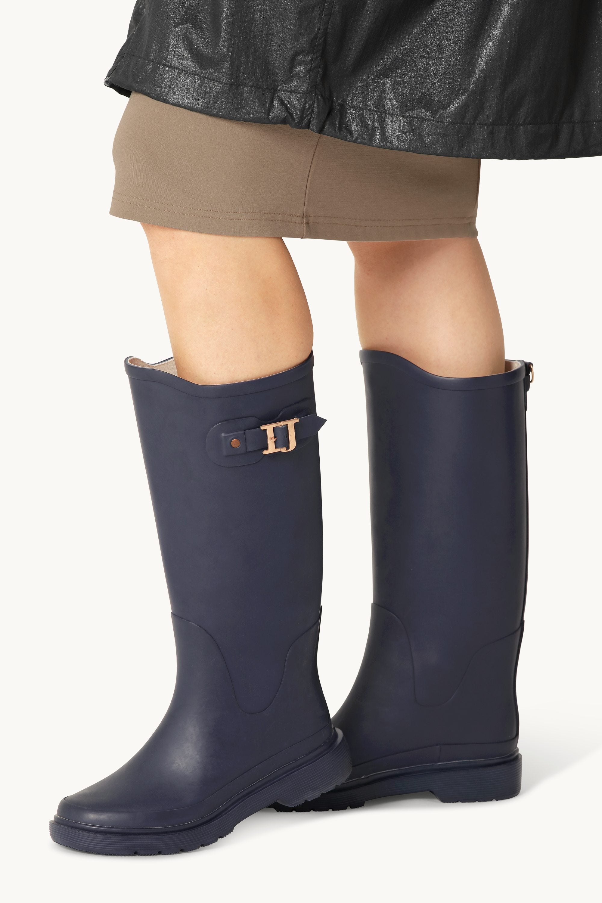 Lange Gummistøvler - Navy Navy