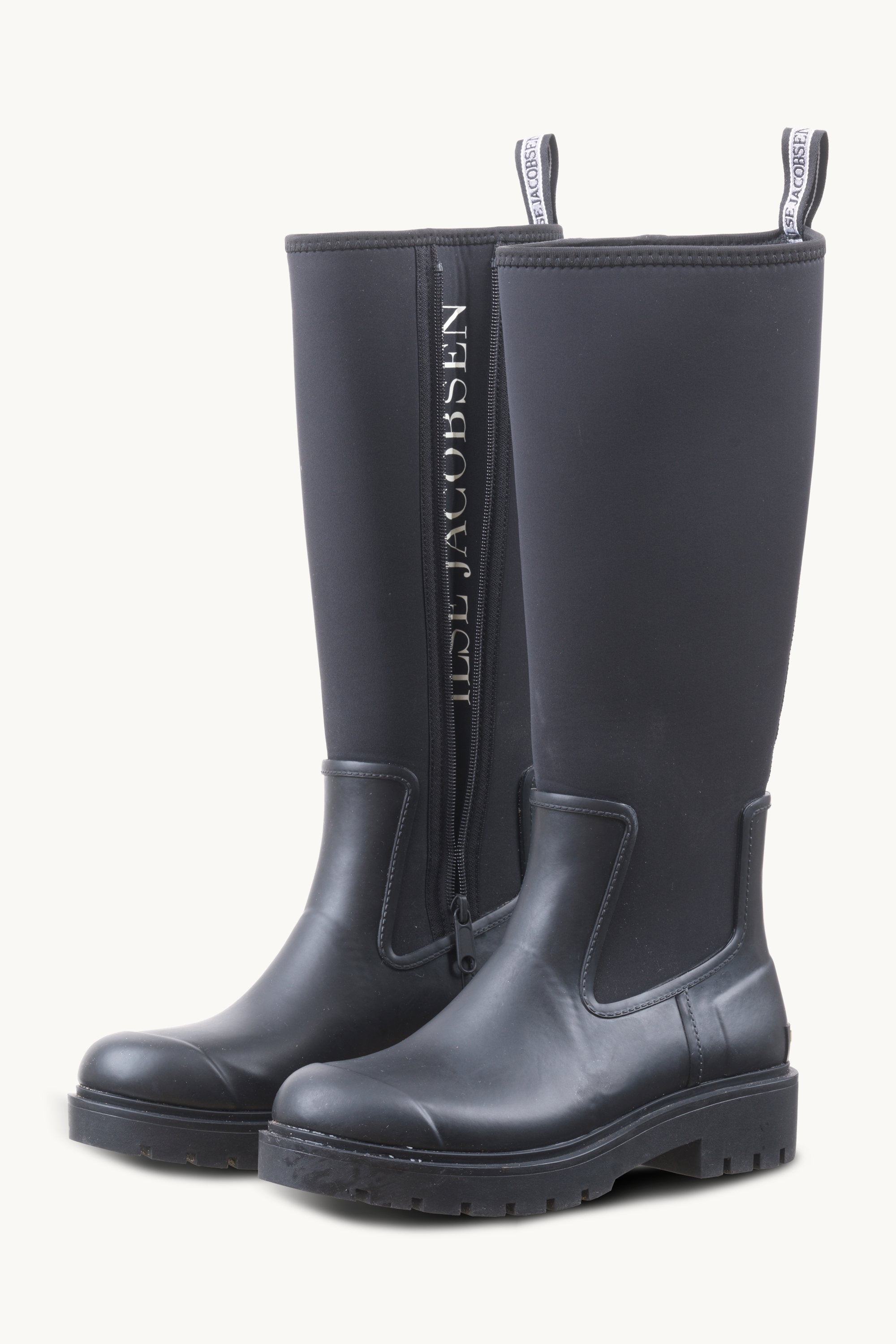 Neoprene Rain Boot - Black Black