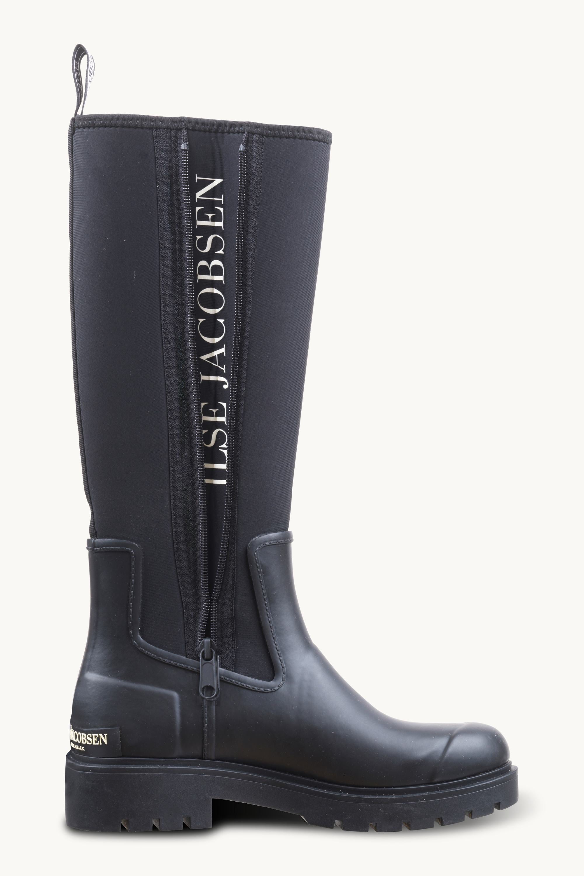 Neoprene Rain Boot - Black Black