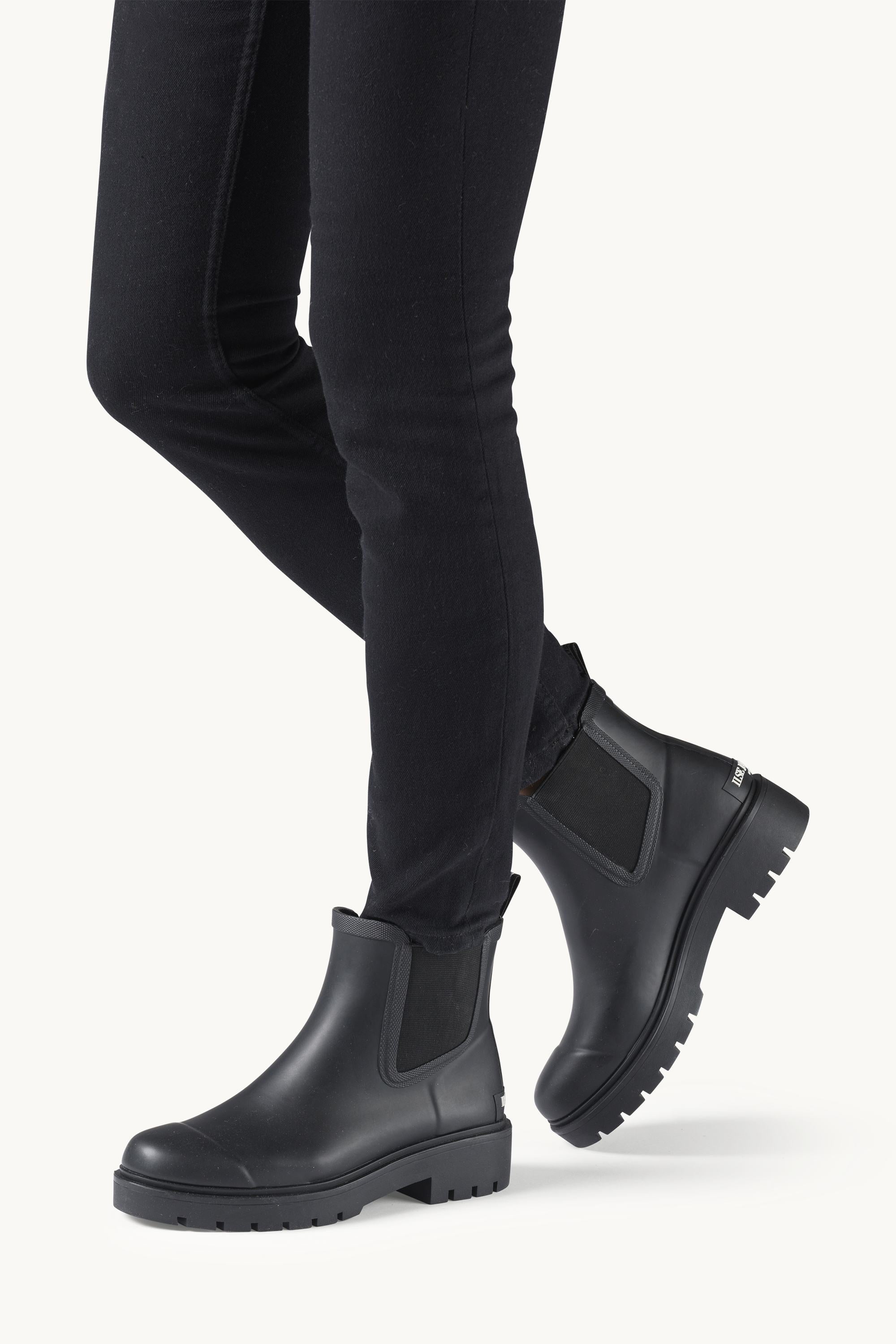 Chelsea Rain Boots - Black Black