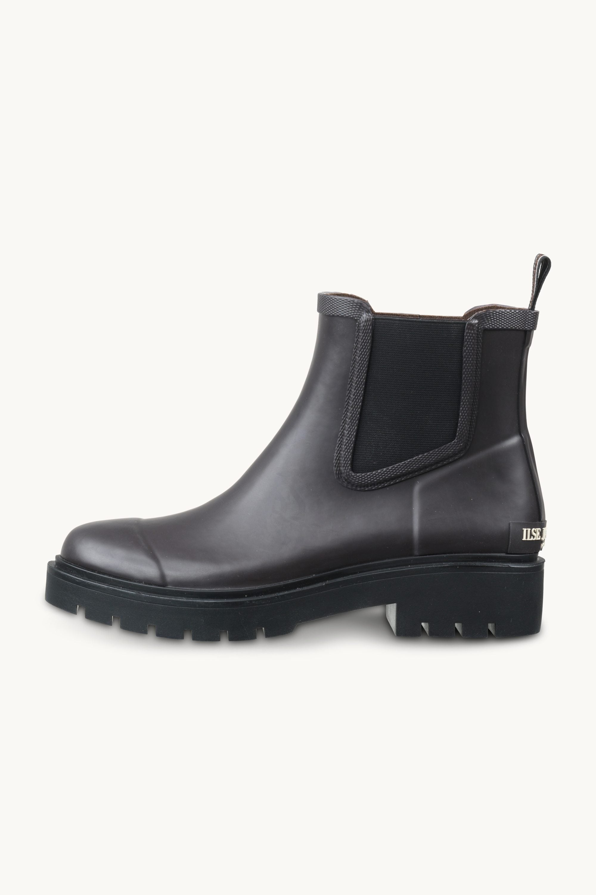 Chelsea Rain Boots - Brown Black