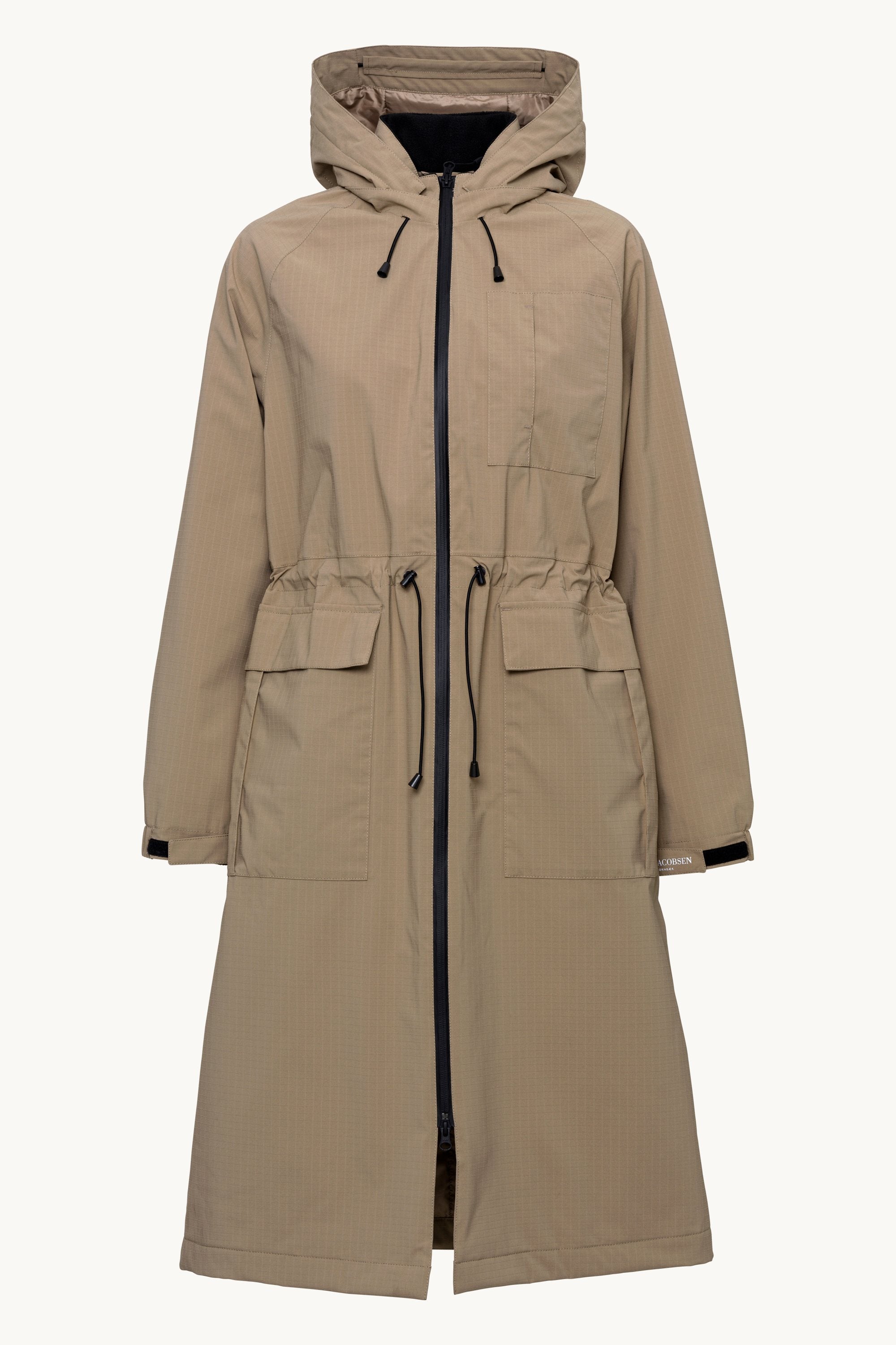 Long Winter Coat - Greige