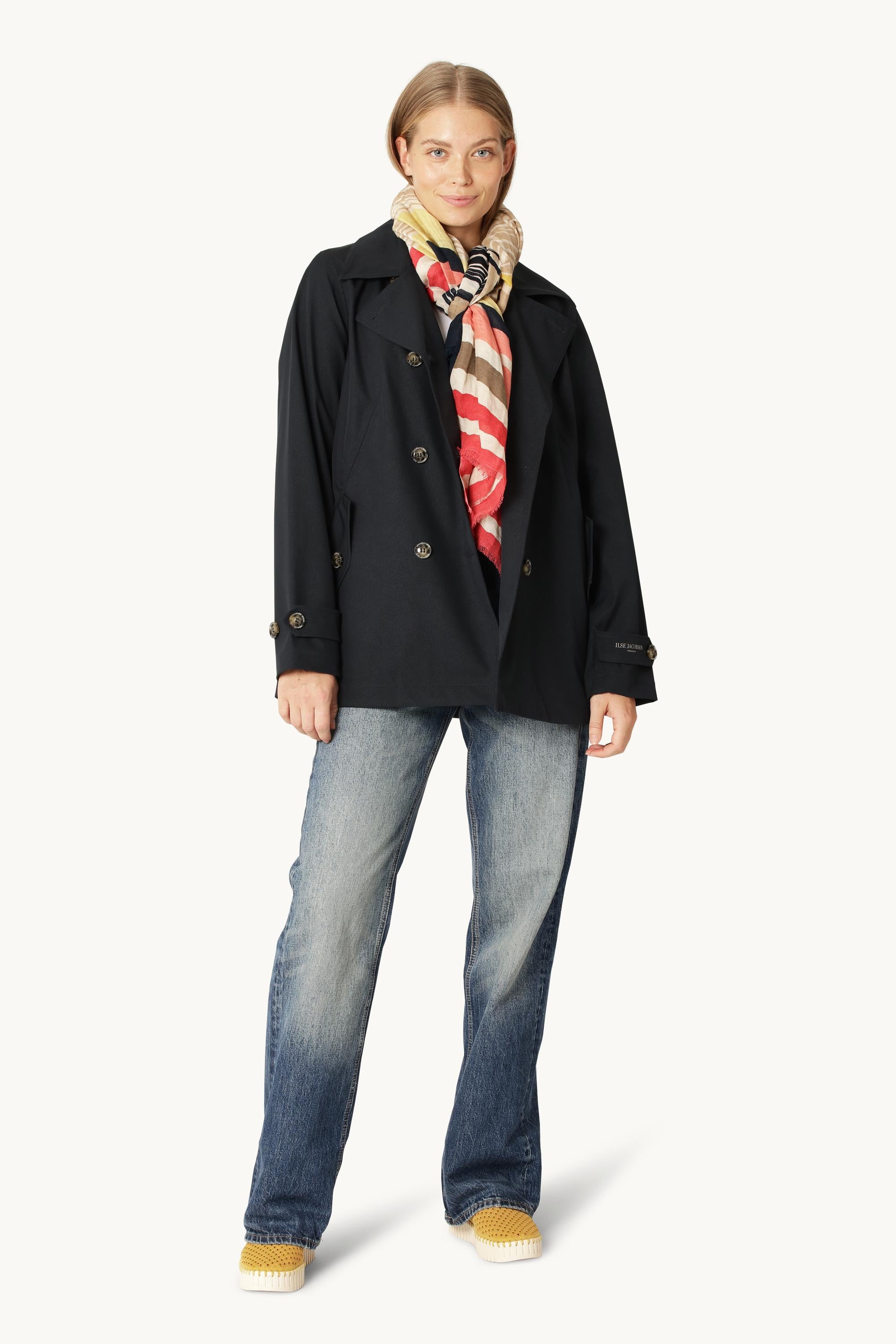 Regn Peacoat - Dark Indigo