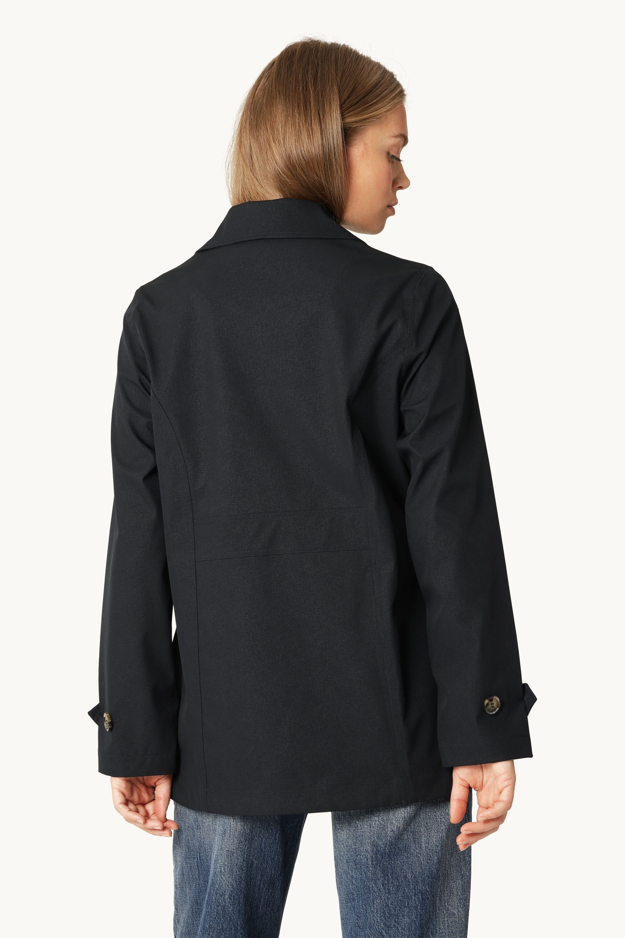 Regn Peacoat - Dark Indigo