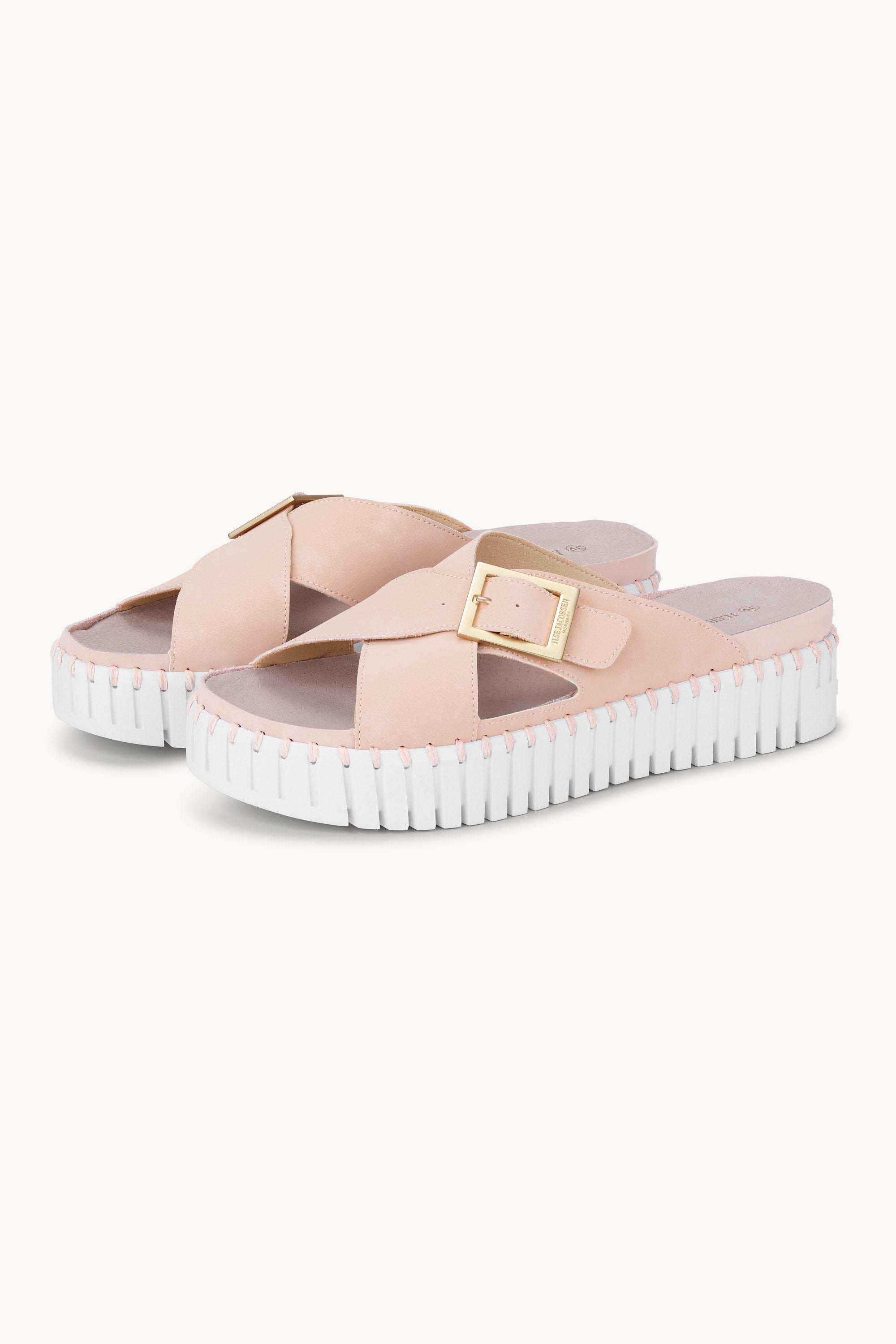 Sandaler Crossover - Adobe Rose White
