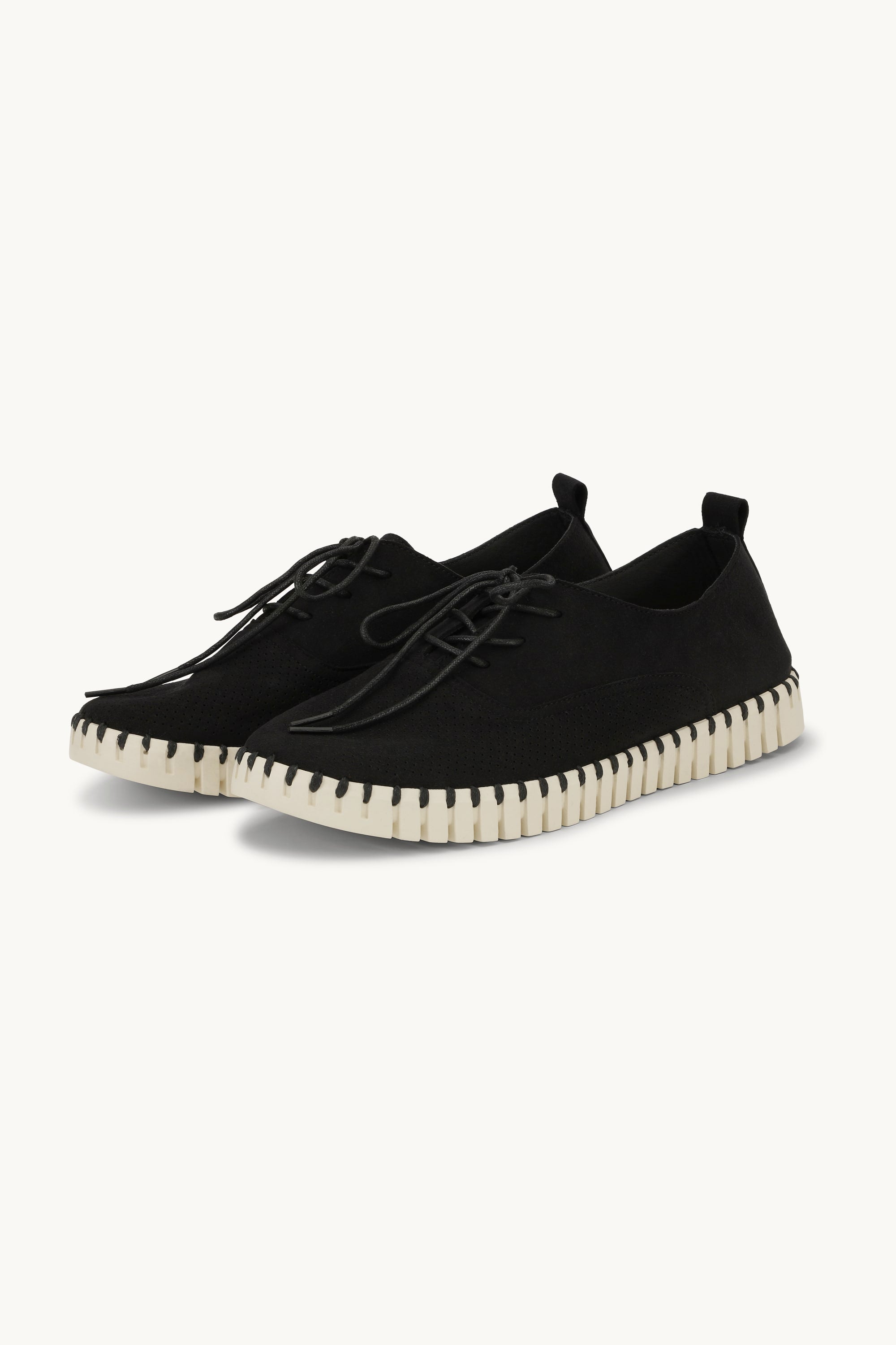 Herresko Med Lisser - Black Pearled Ivory