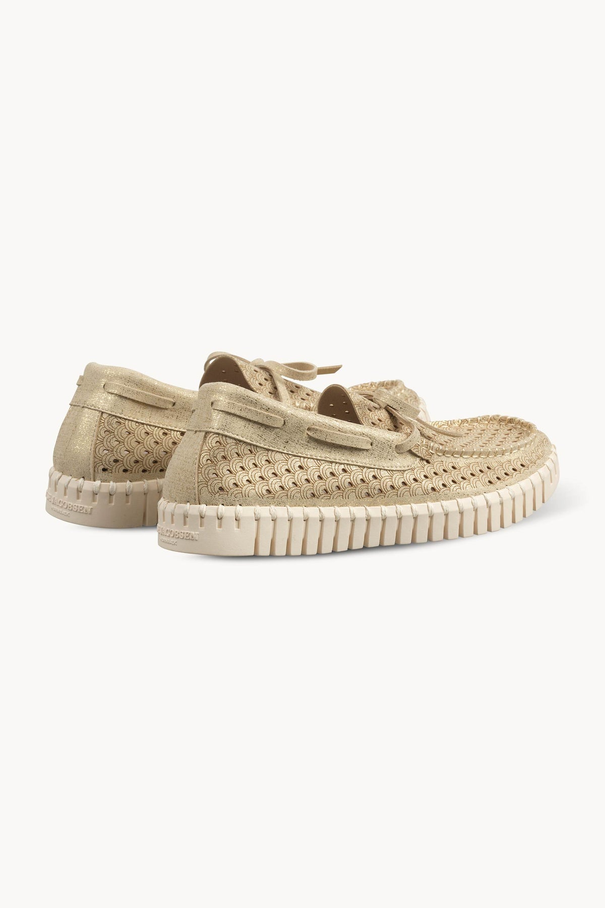 Tulip Sailor Shoe Glitter - Platin Pearled Ivory