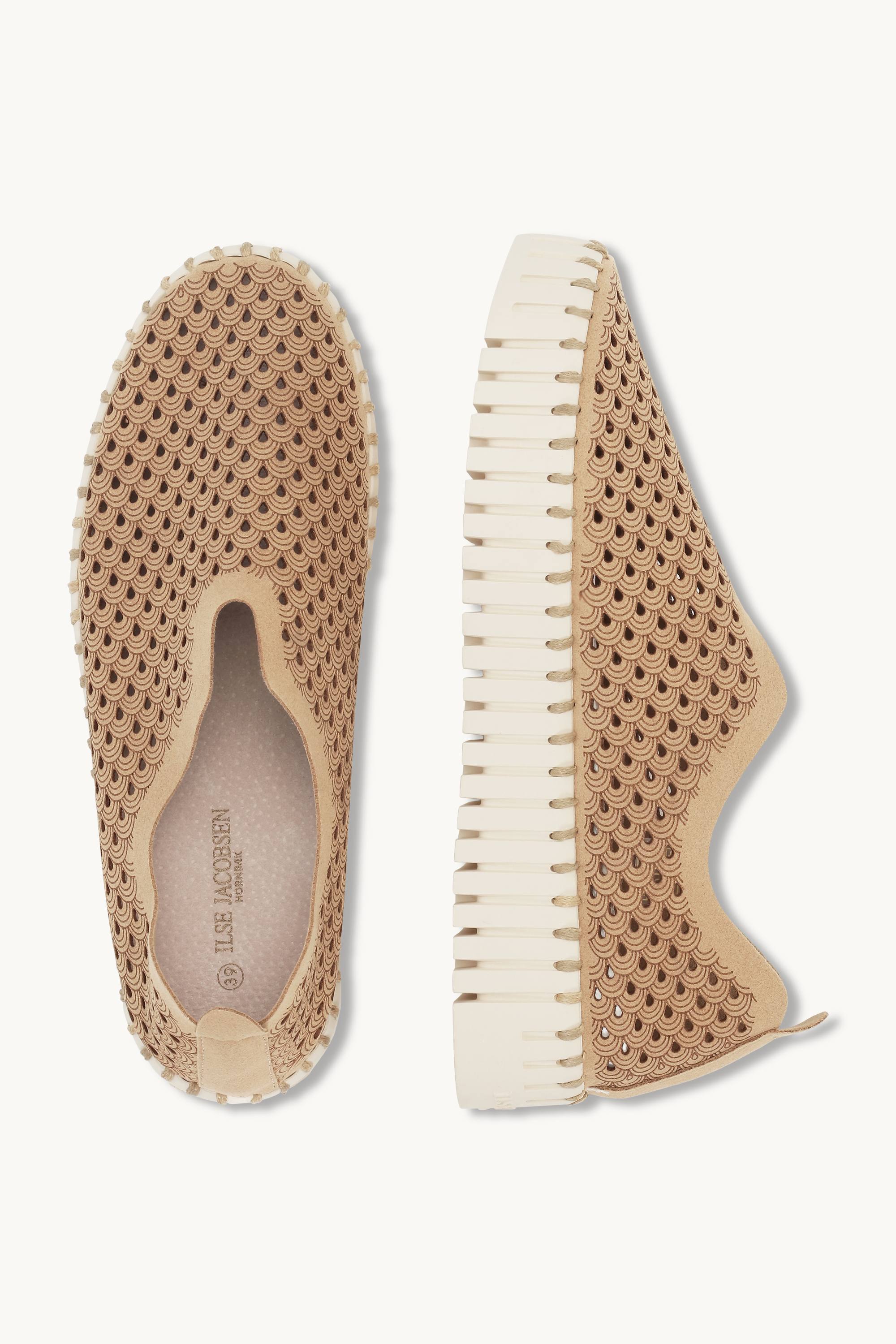 Platform Tulip Sko - Latte
