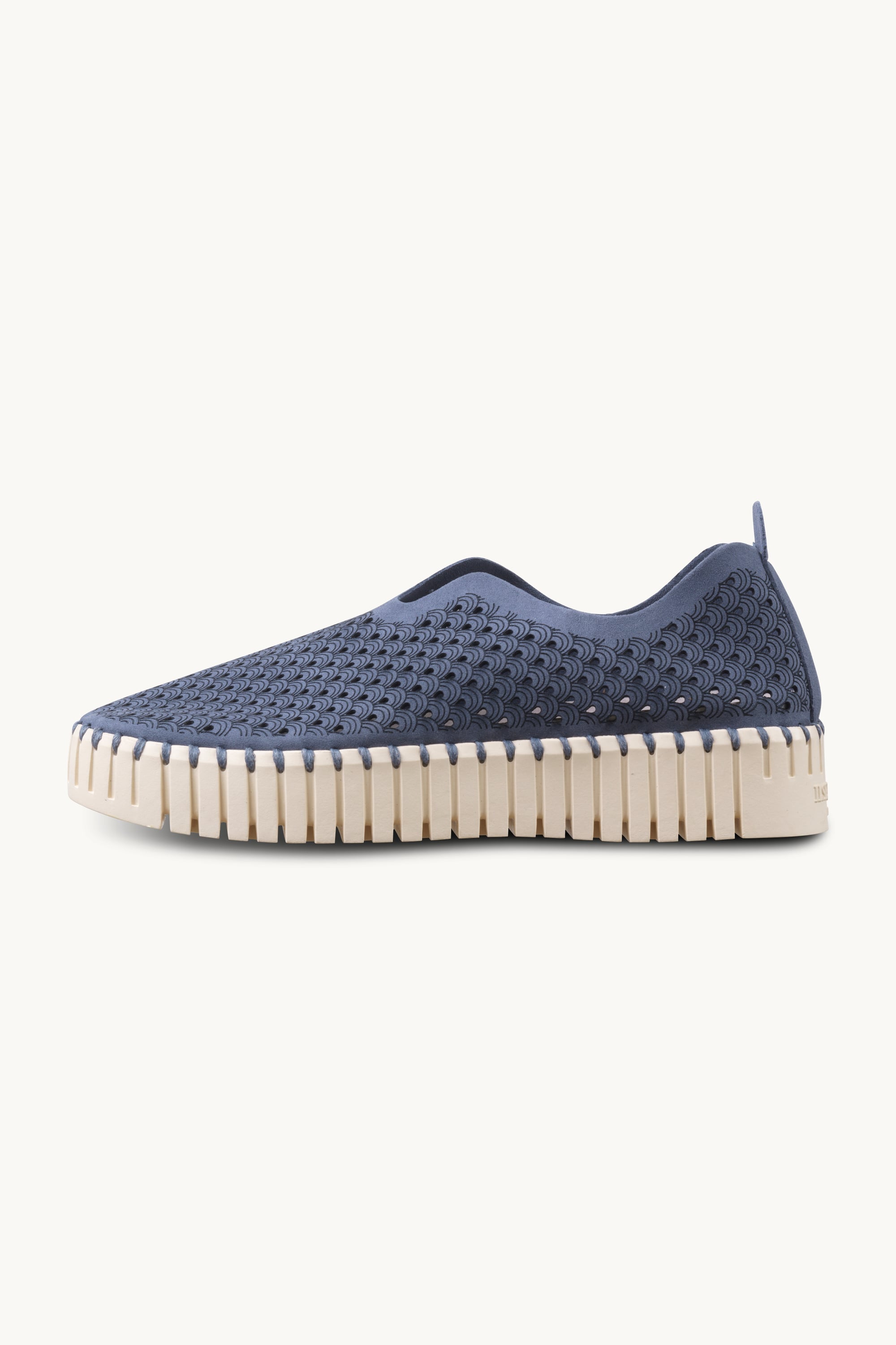 Platform Tulip Sko - Ombre Blue Pearled Ivory