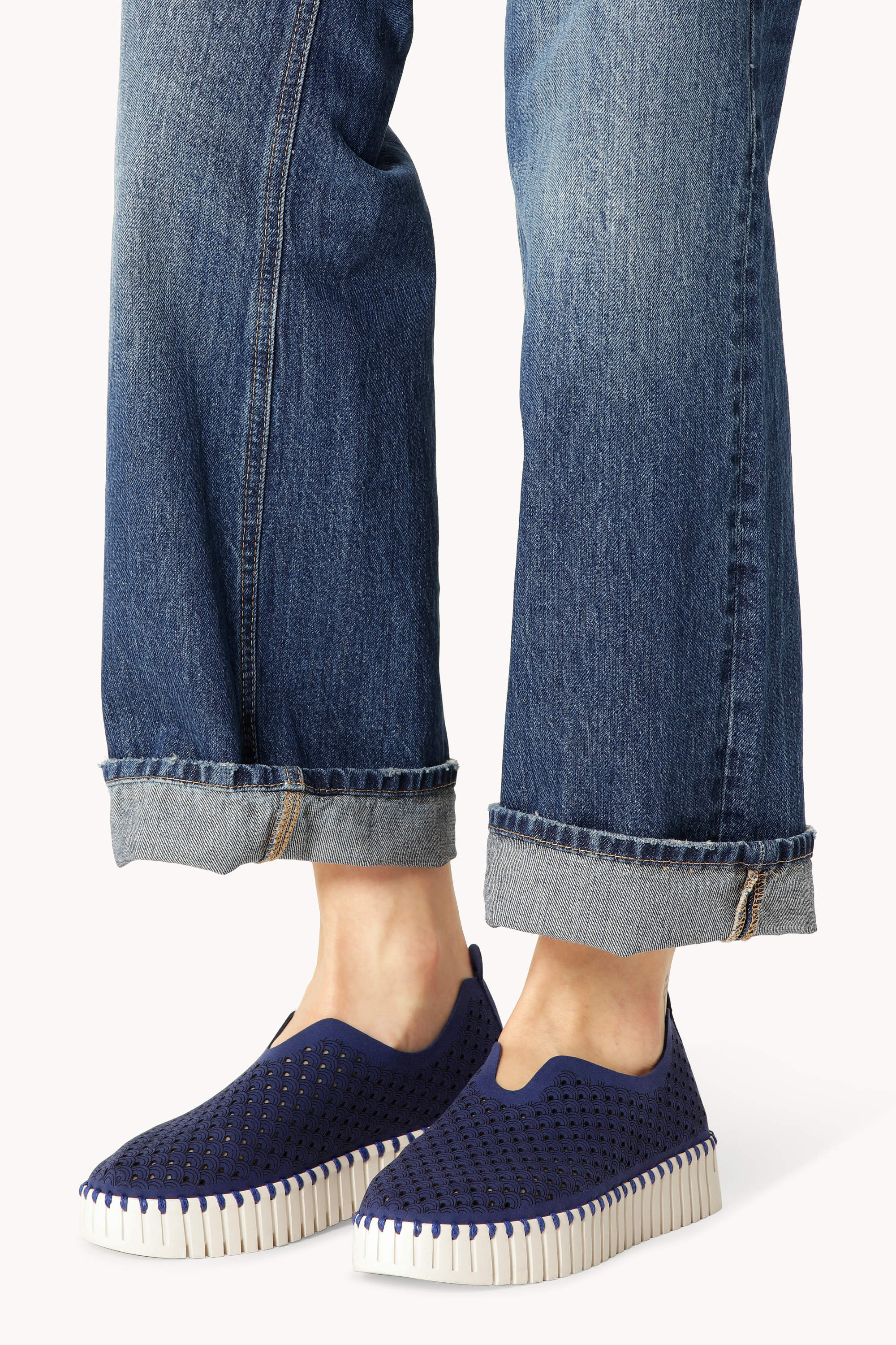 Platform Tulip Sko - Estate Blue