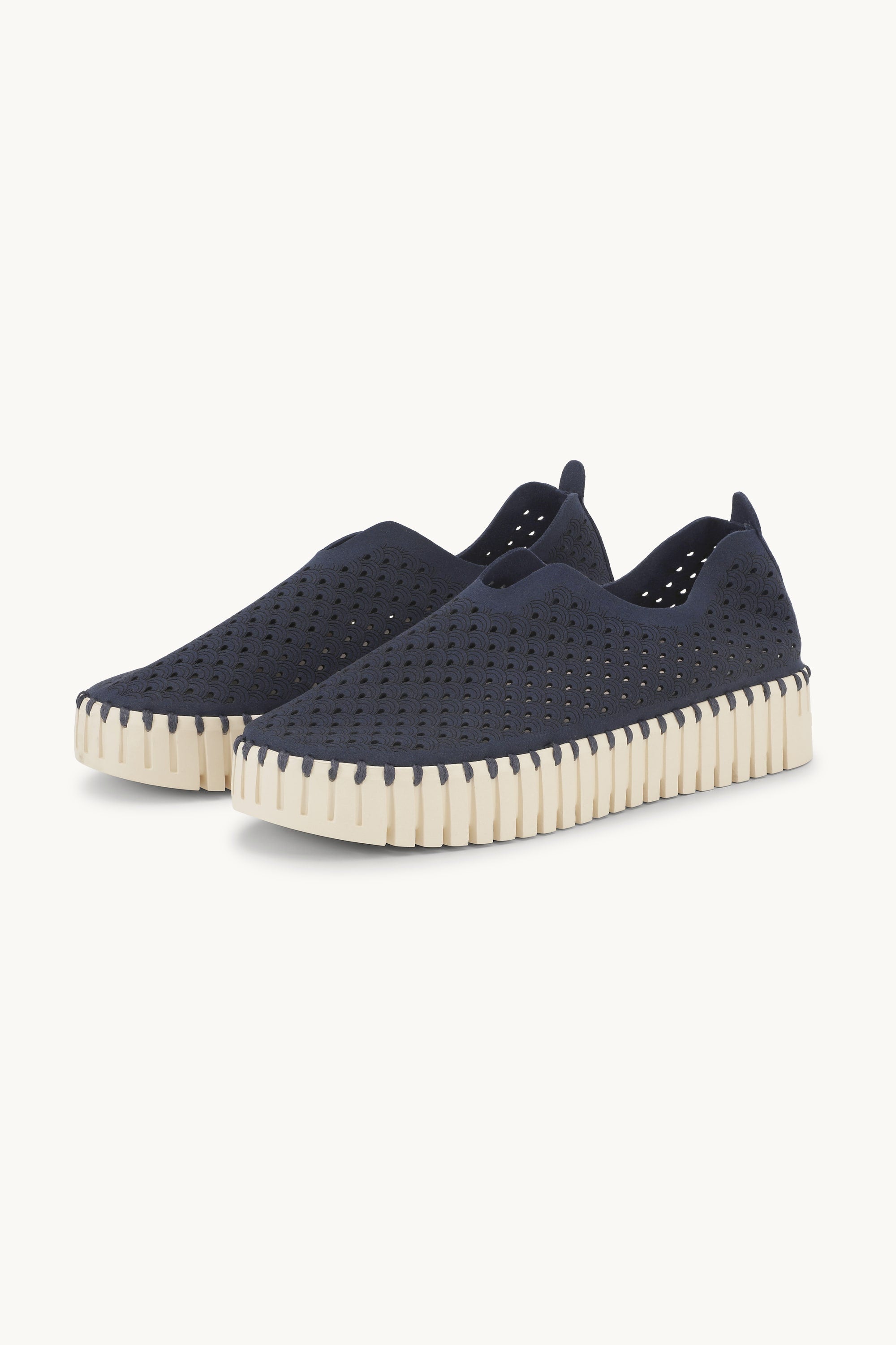 Platform Tulip Sko - Dark Indigo