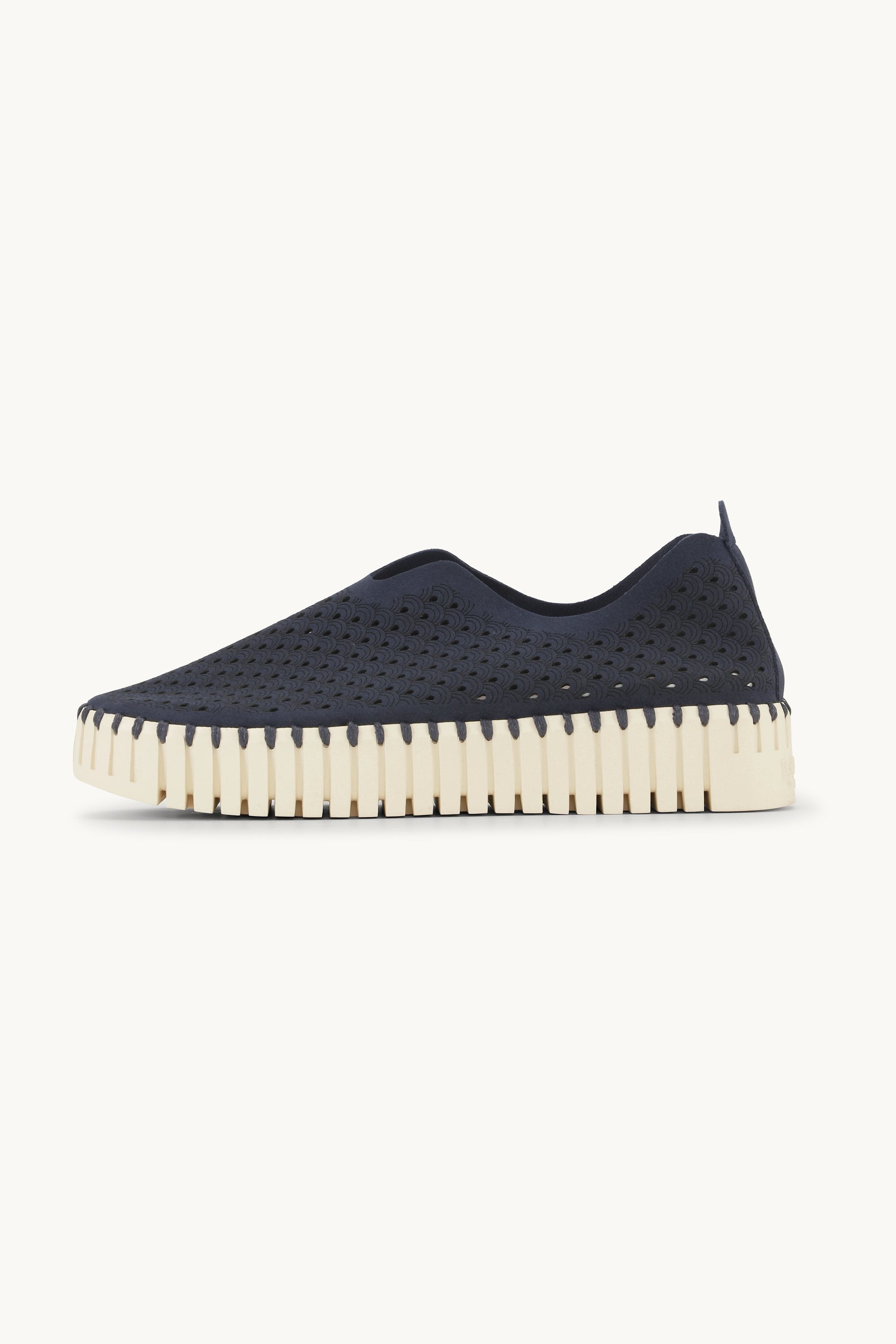 Platform Tulip Sko - Dark Indigo