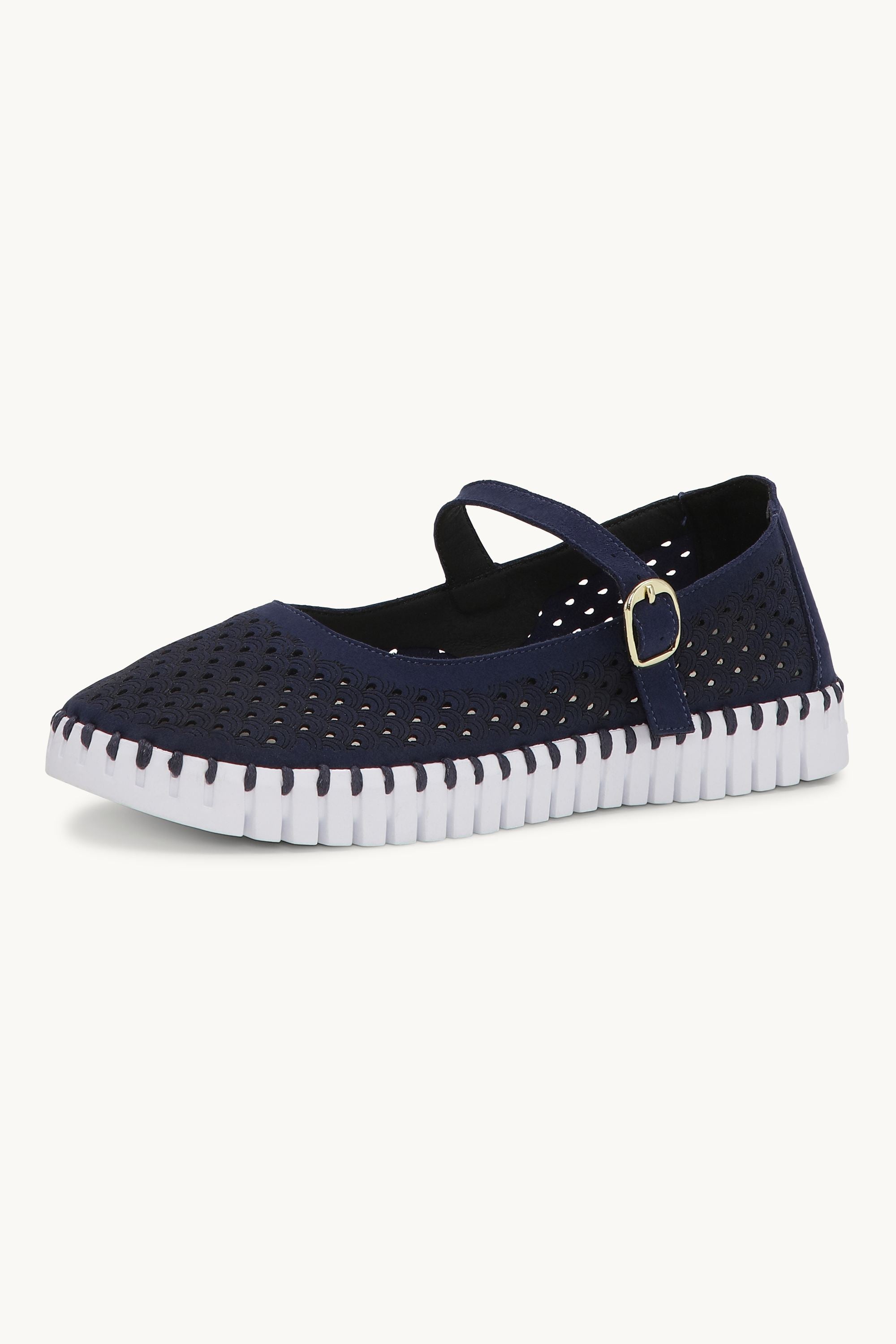 Ballerina - Dark Indigo White