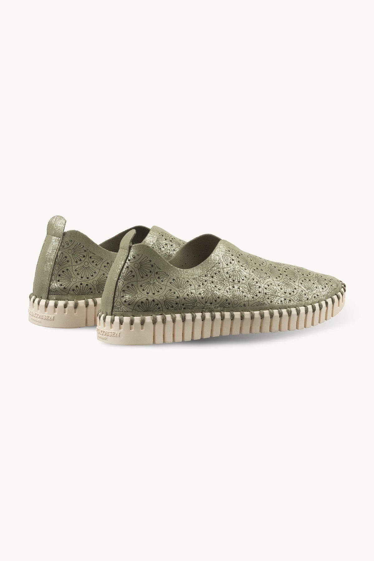 Tulip Organic Flat Glitter - Army Pearled Ivory