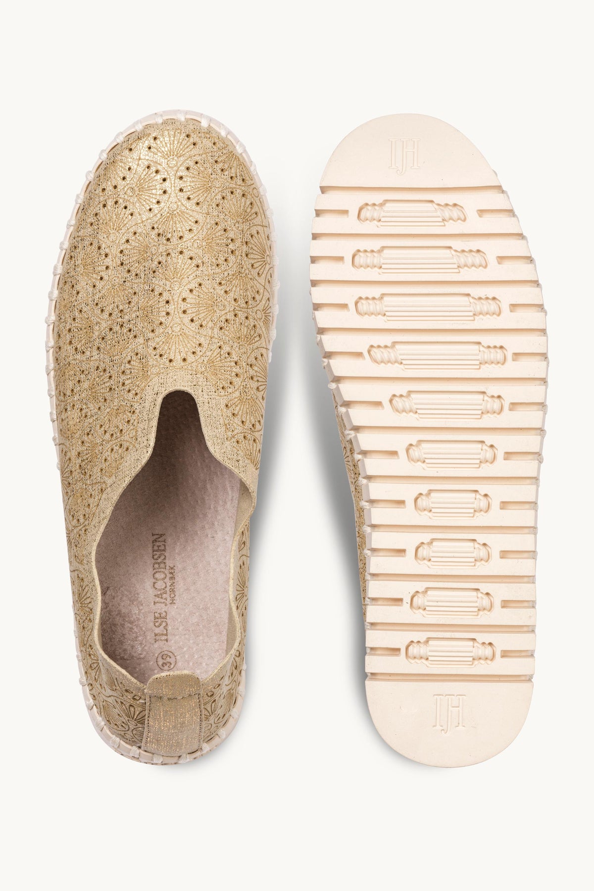 Tulip Organic Flat Glitter - Platin Pearled Ivory