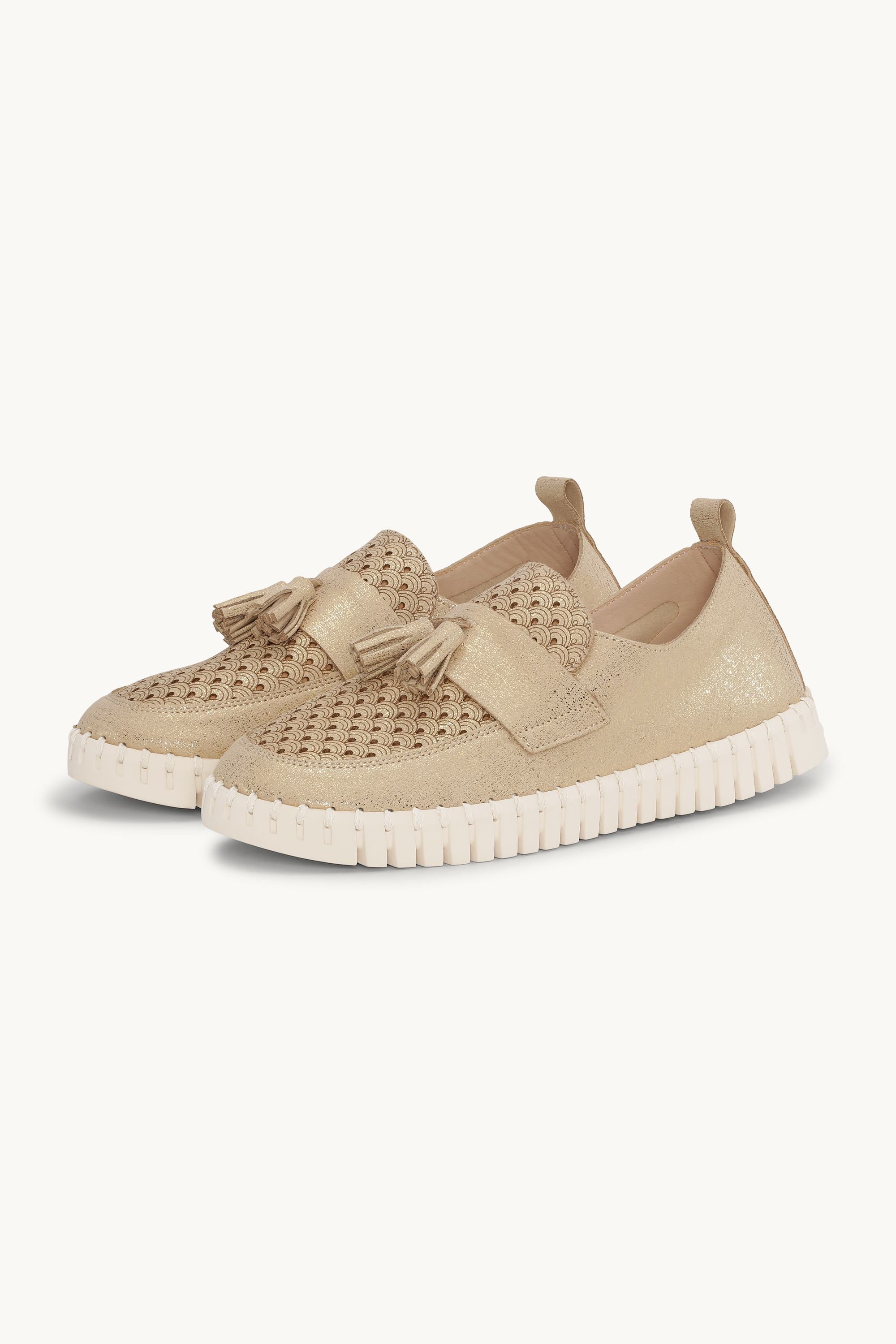 Tulip Loafer Tassel - Platin Camel