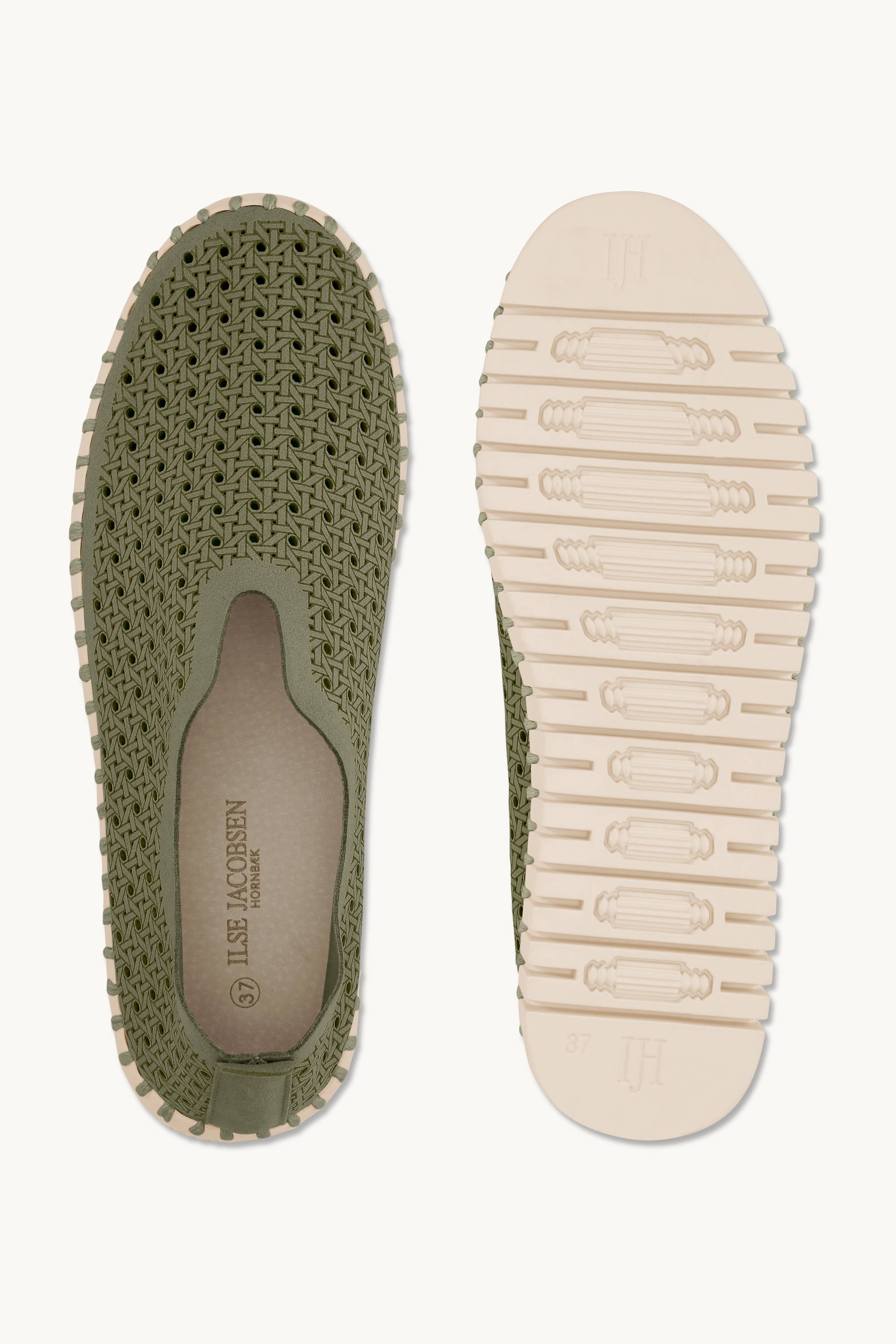 Tulip Sko - Army Pearled Ivory