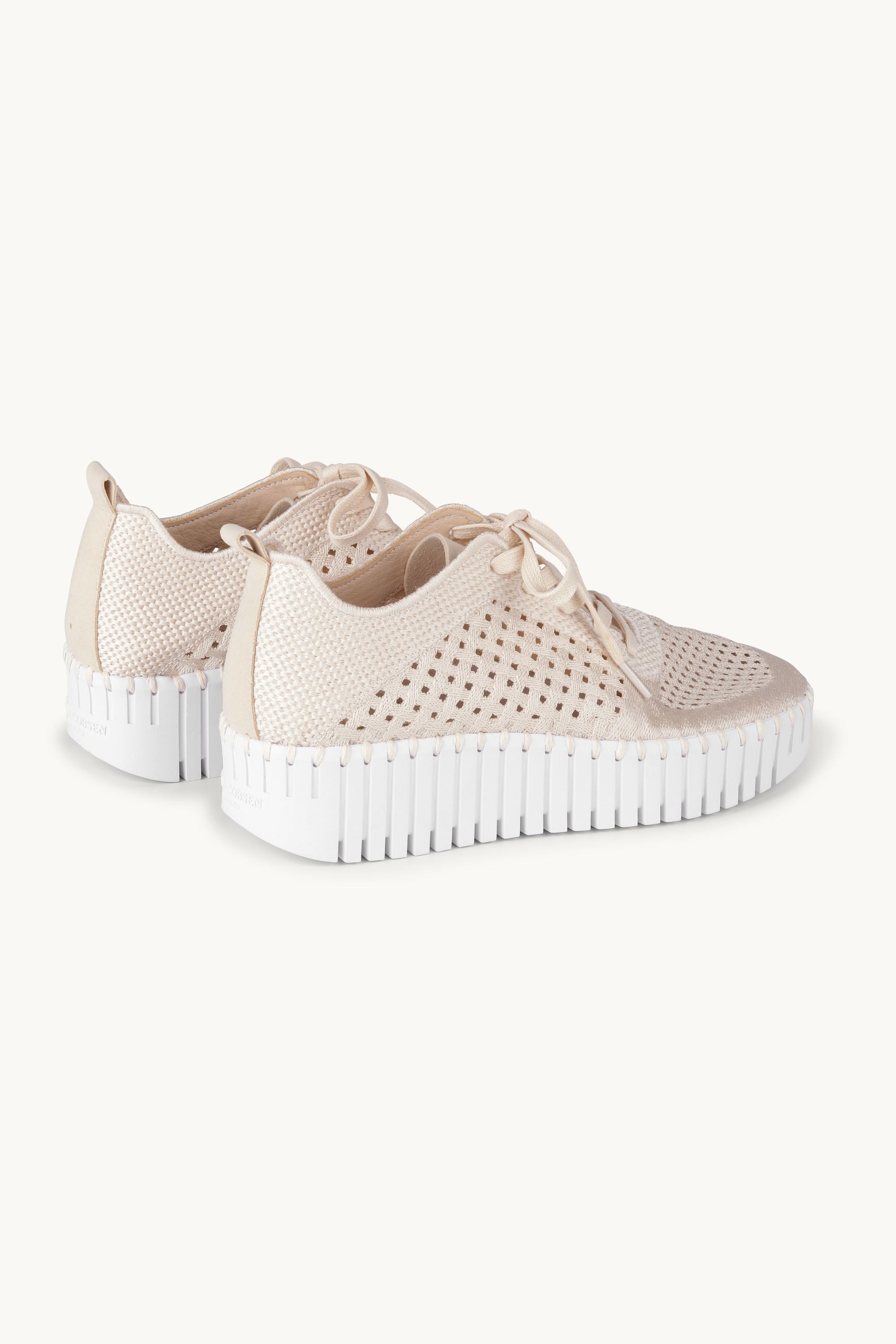 Tulip Sko Med Lisser - Kit White