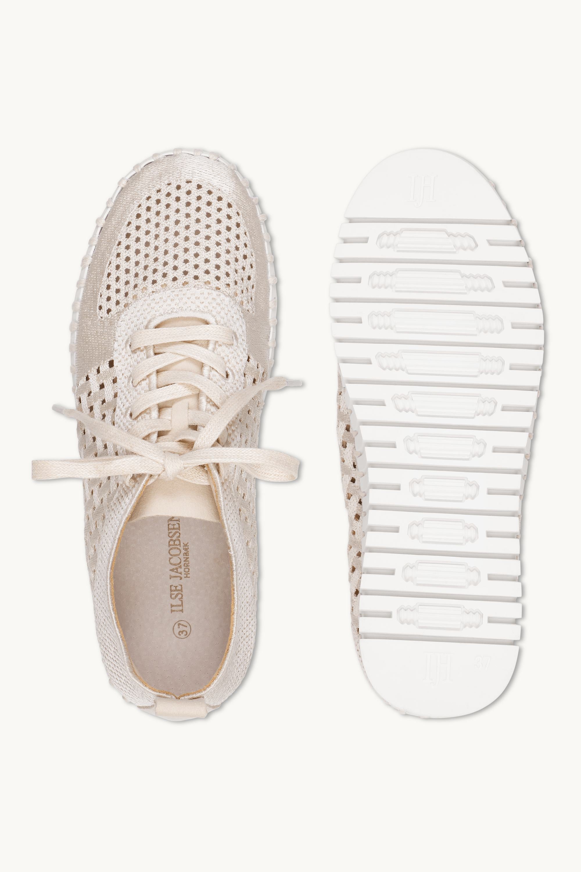 Tulip Sko Med Lisser - Kit White