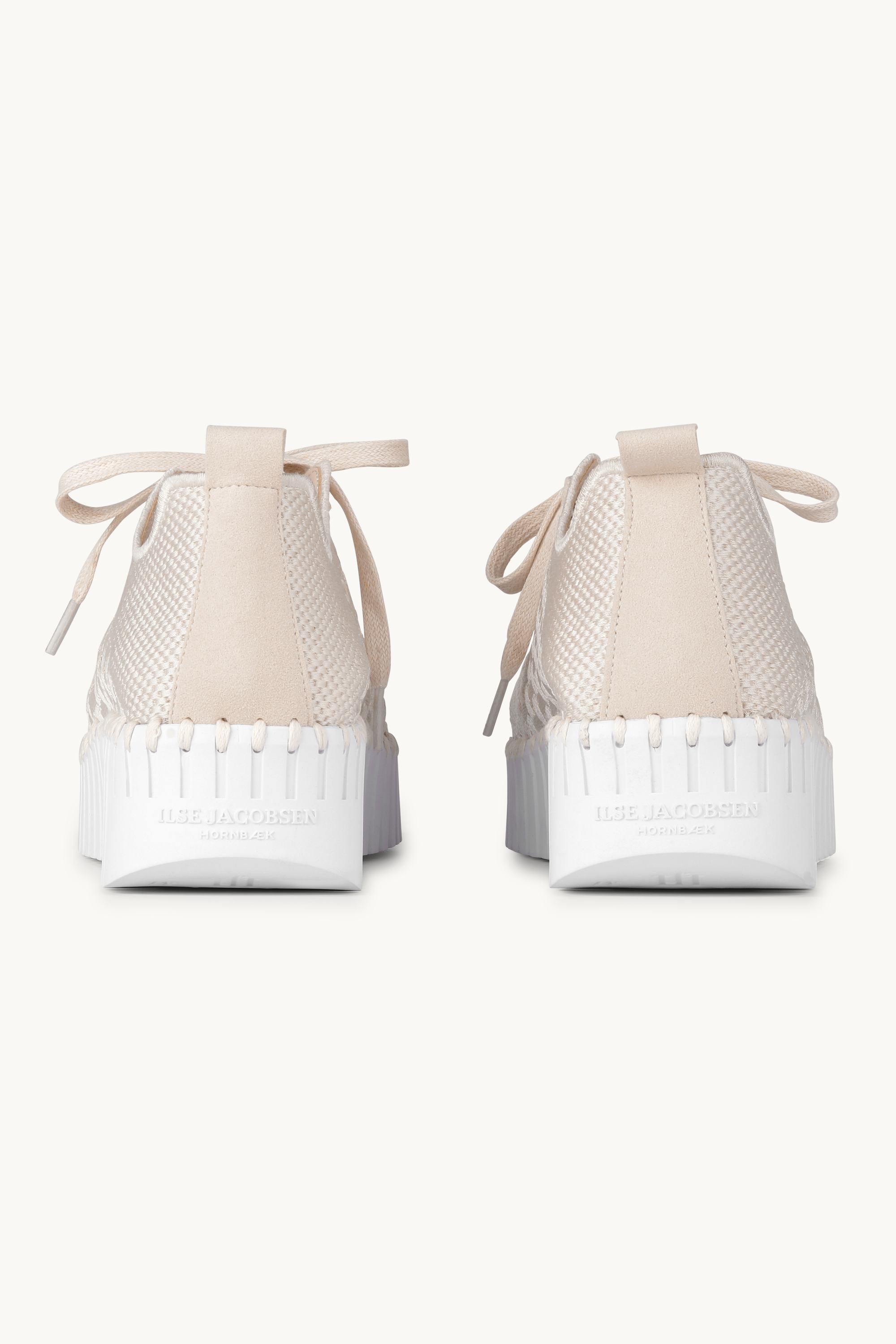 Tulip Sko Med Lisser - Kit White