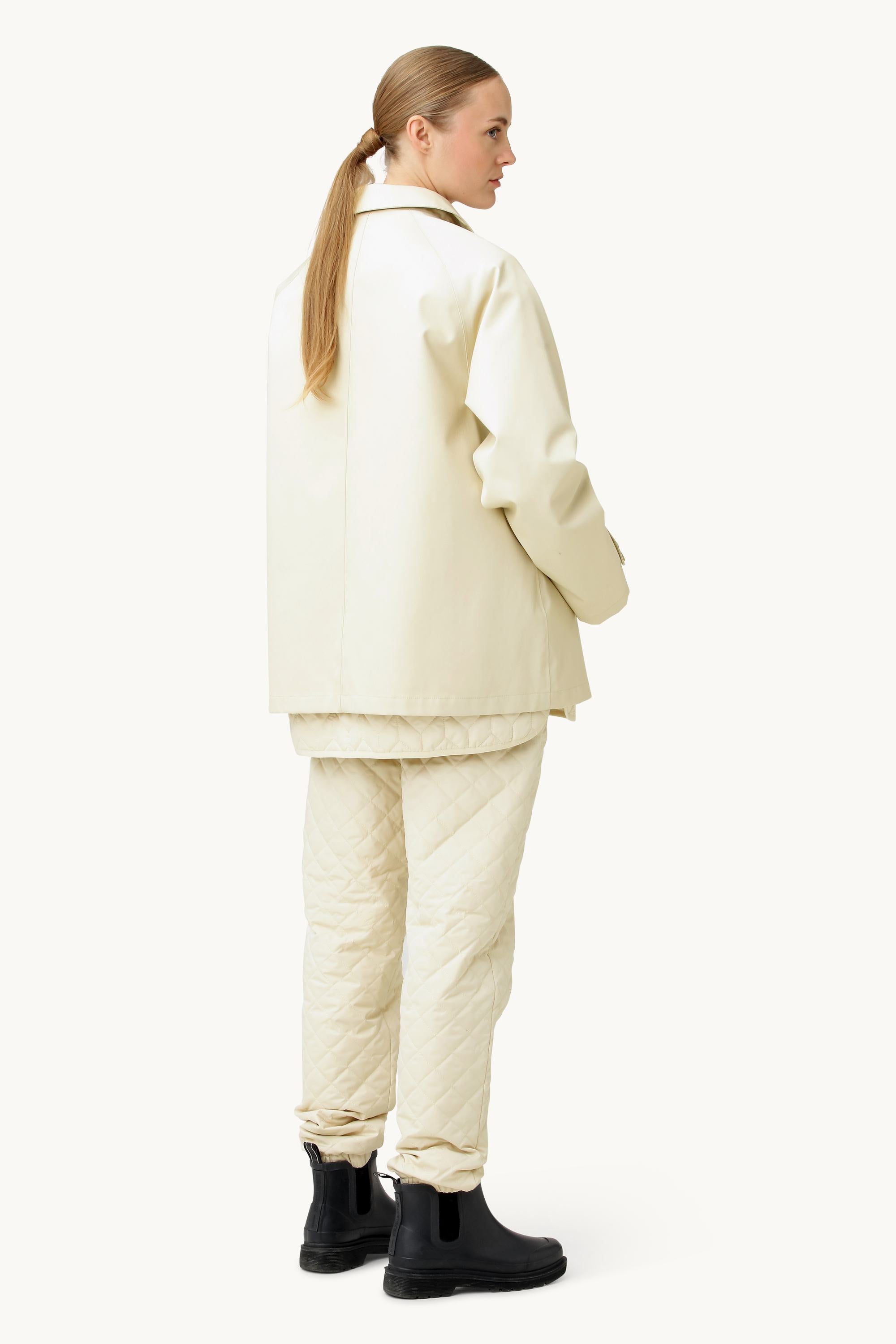 Cotton Rain Coat - Bleached Sand