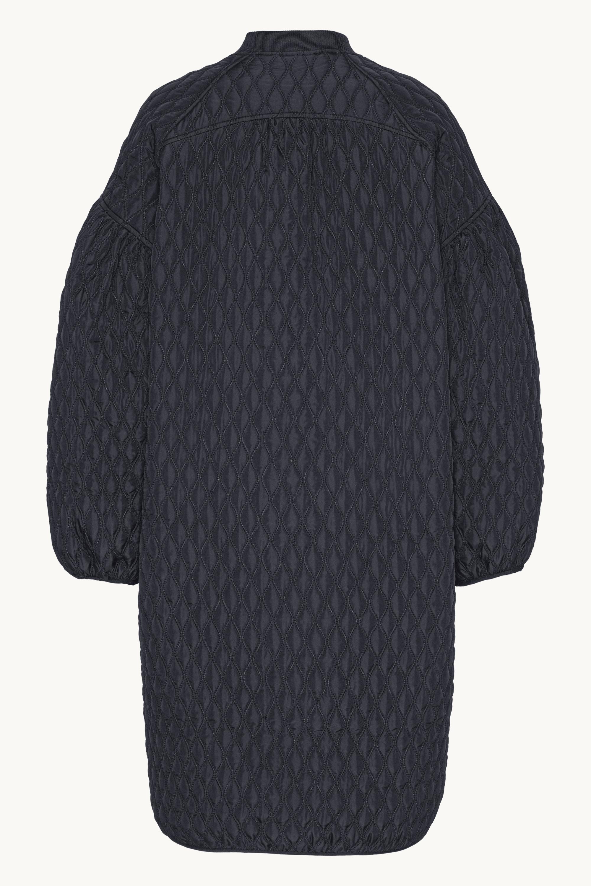 Lang Vattert Jakke - Dark Indigo