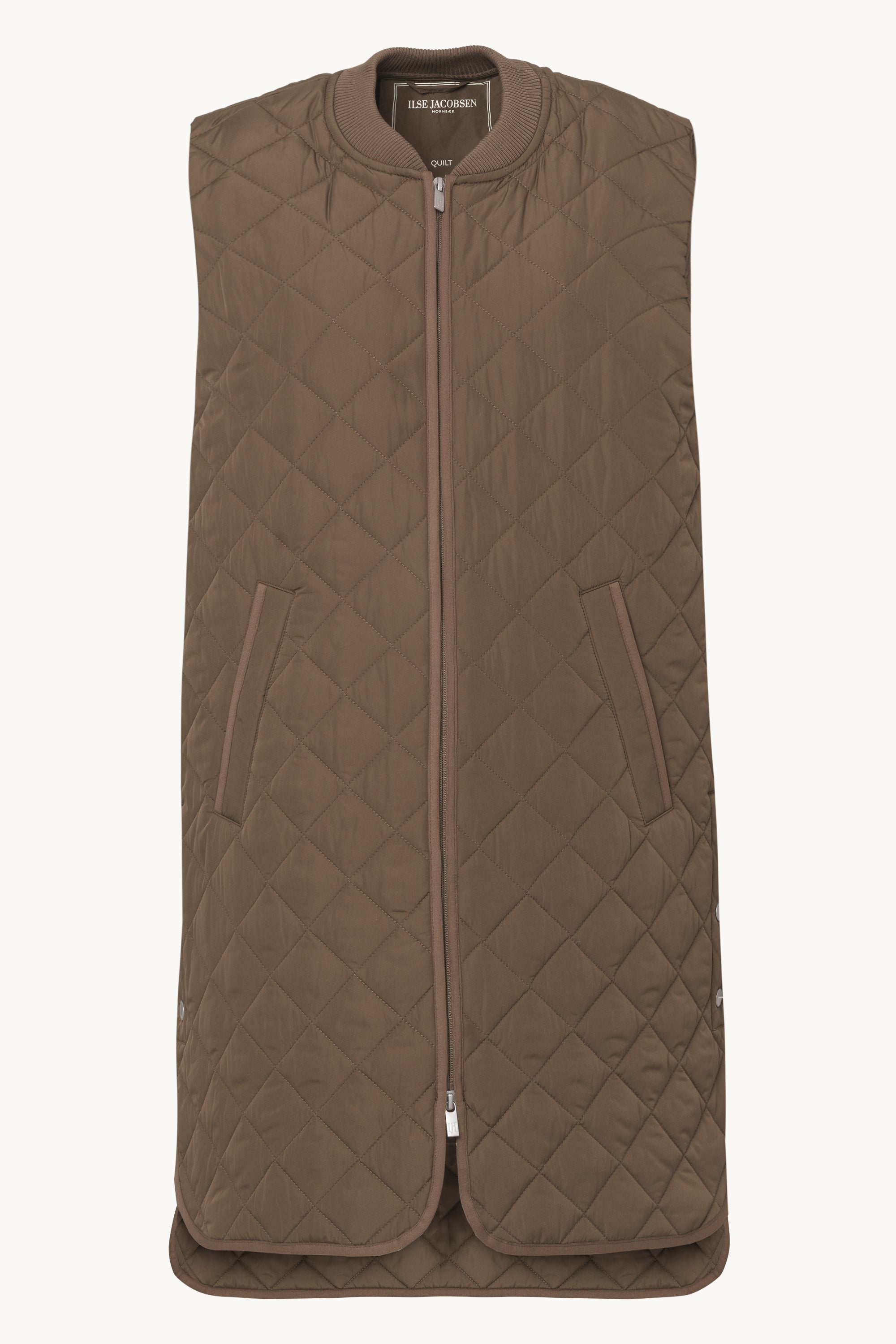 Quilt Vest - Mud