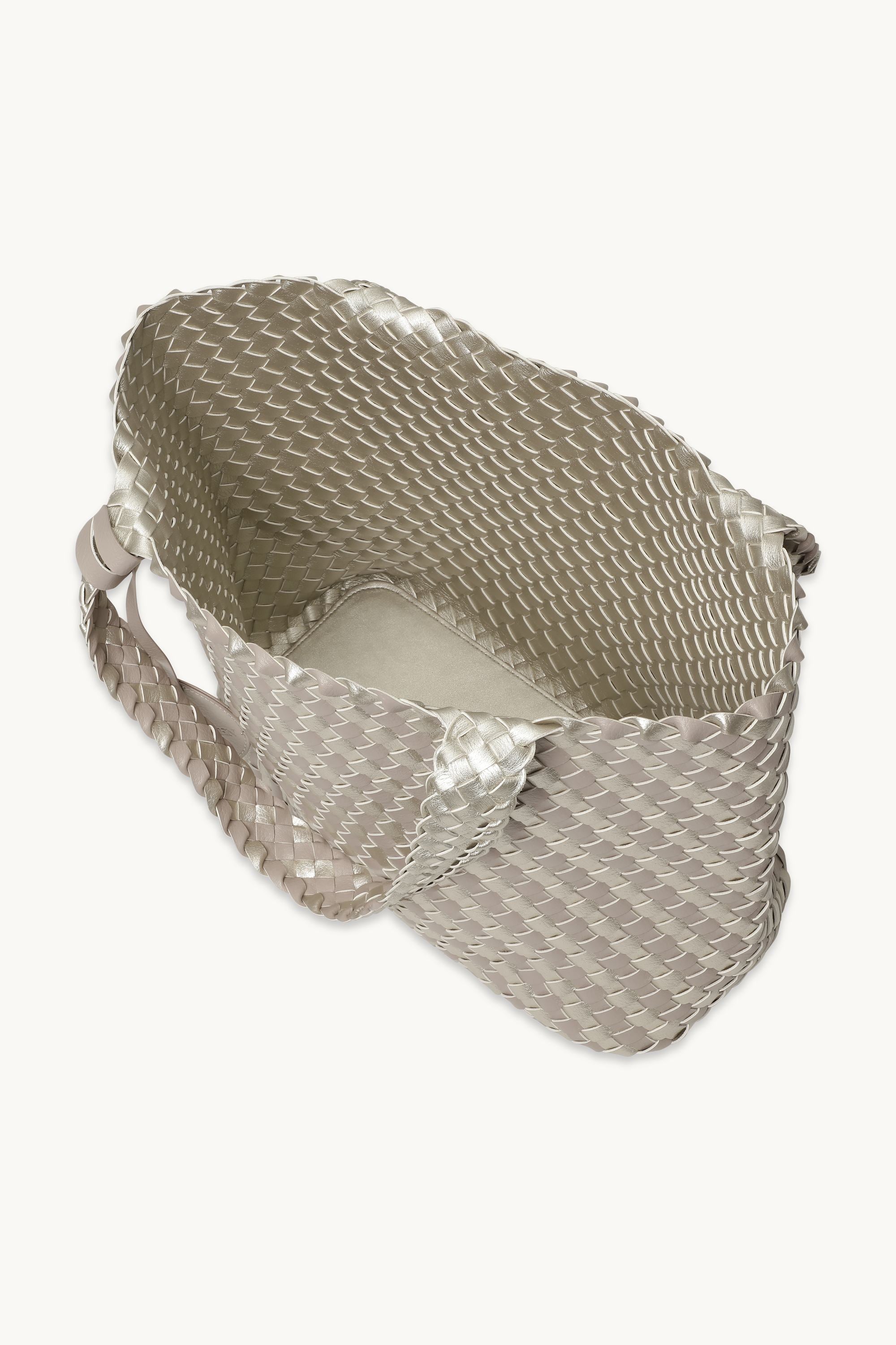 Tote Bag Flettet - Atmosphere Platin