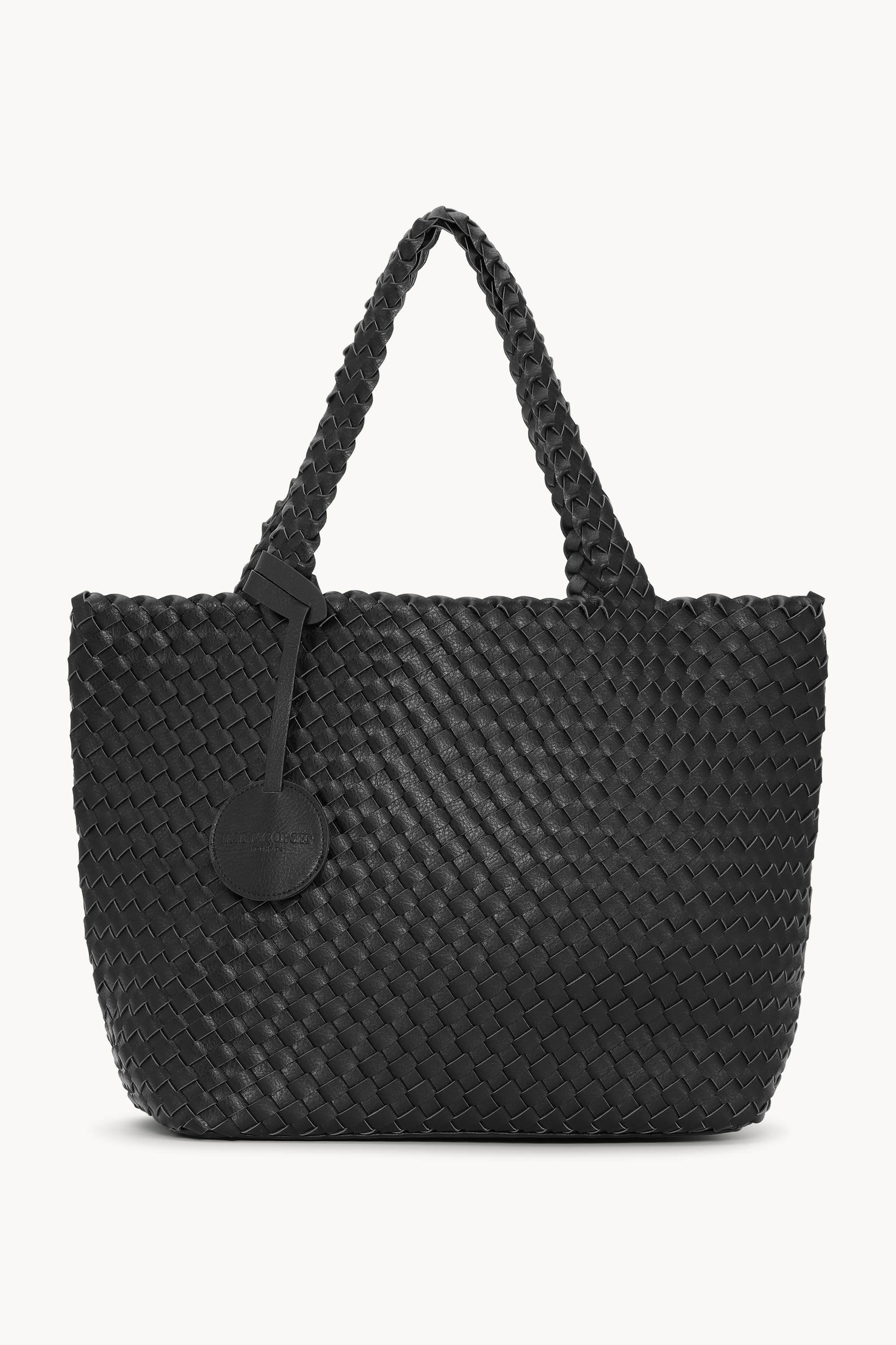 Tote Bag Flettet - Black Gun metal