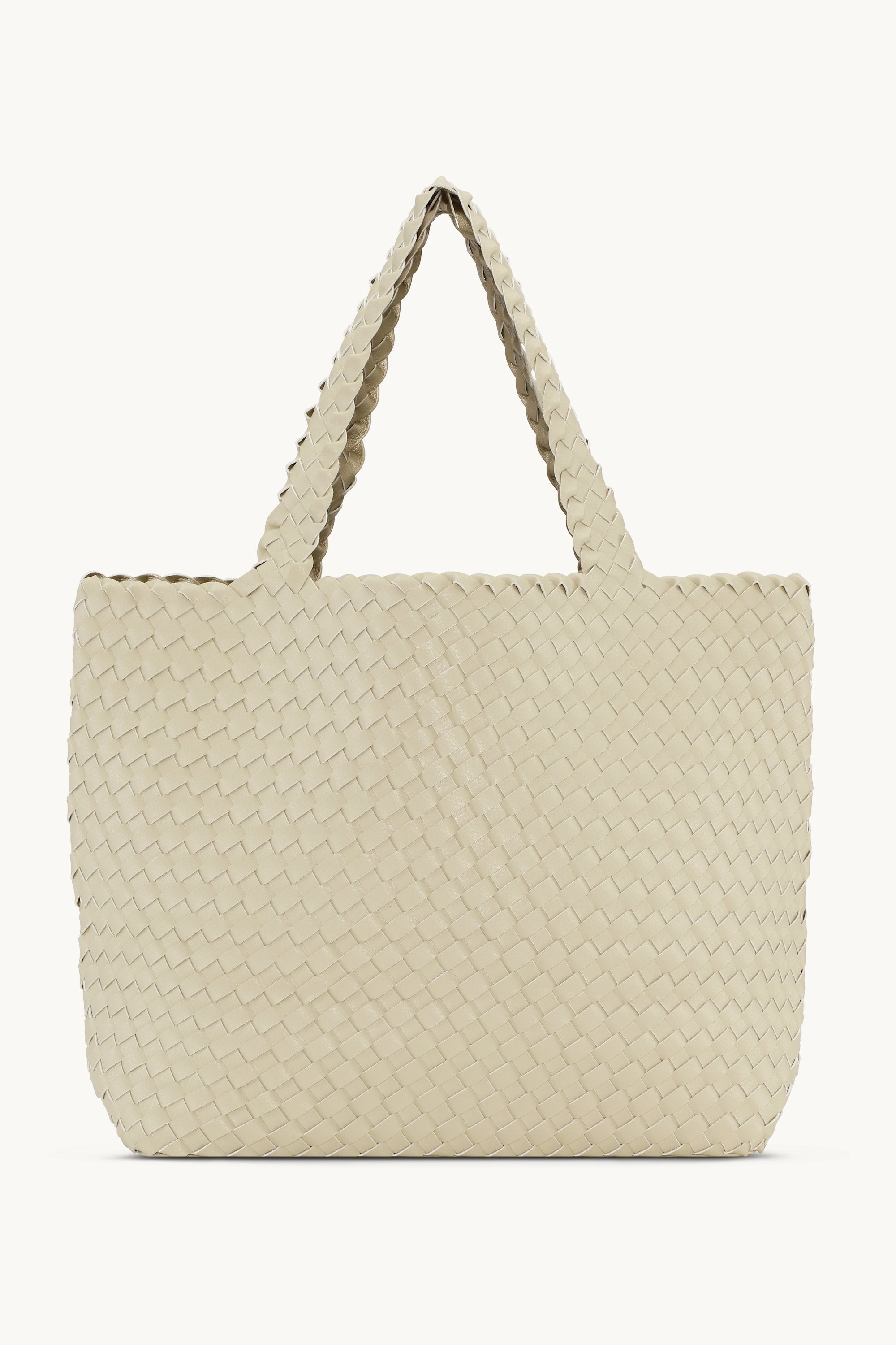 Tote Bag Flettet - Ivory Platin
