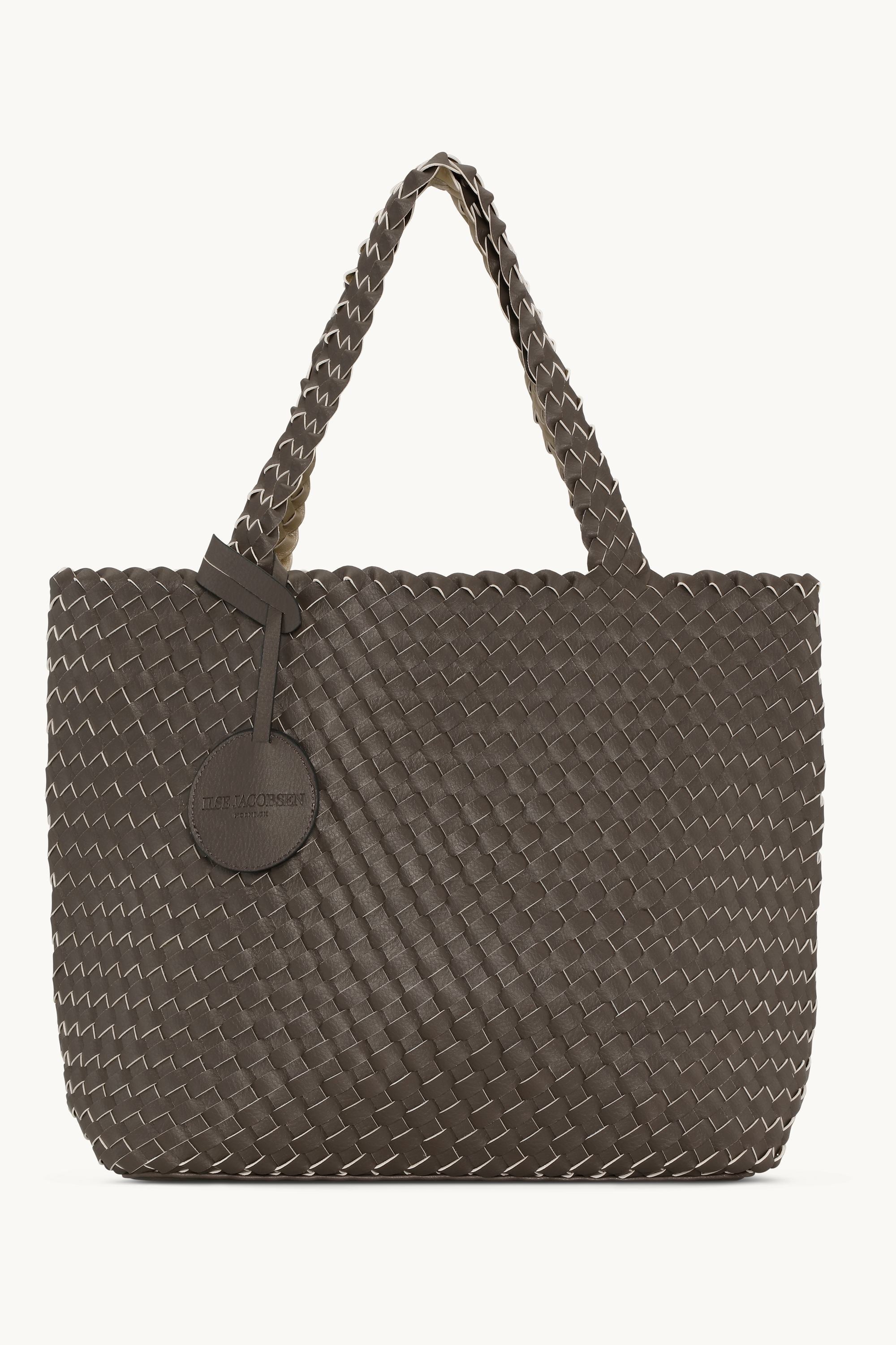Flettet Tote Bag - Java Platin