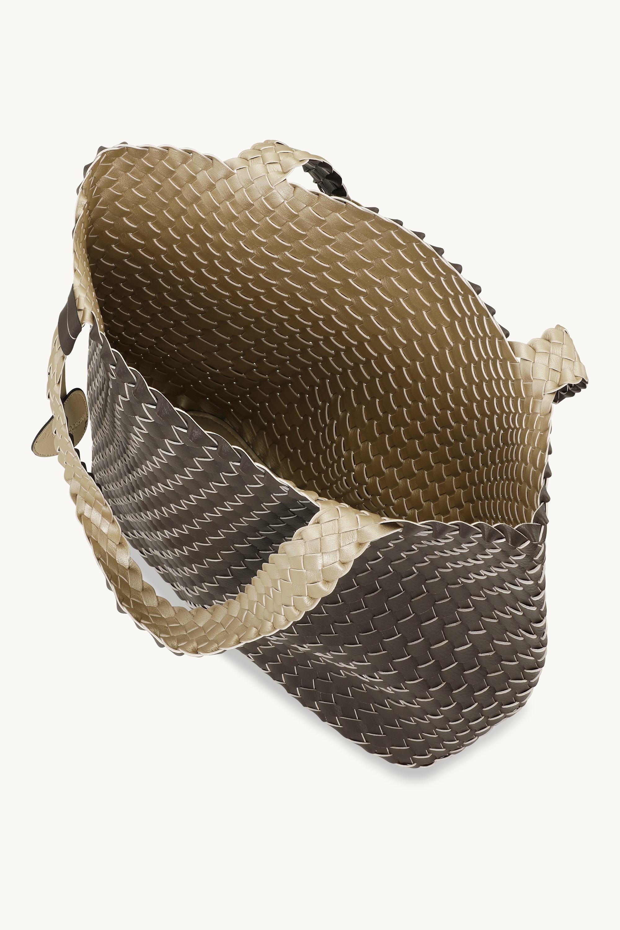 Flettet Tote Bag - Java Platin