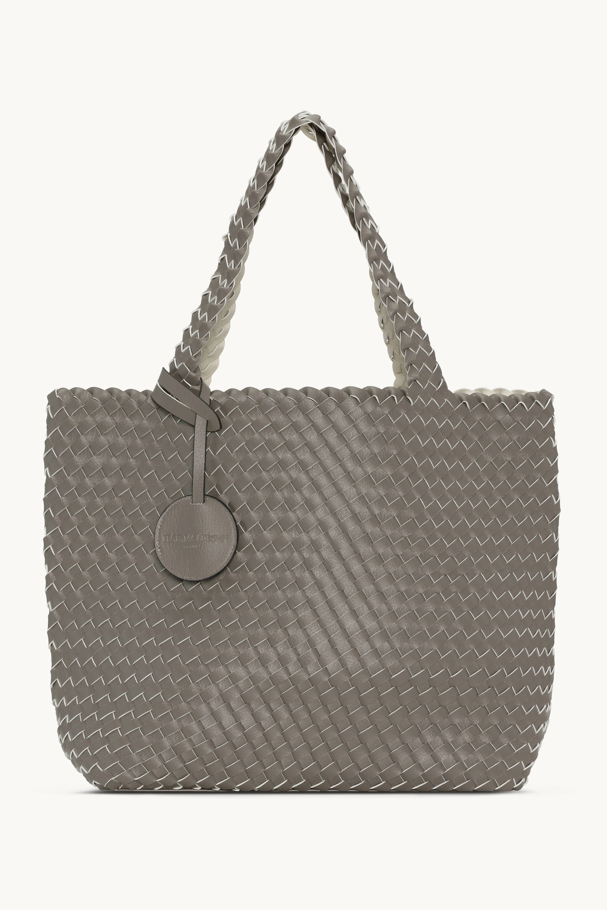 Tote Bag Flettet - Falcon Eggwhite