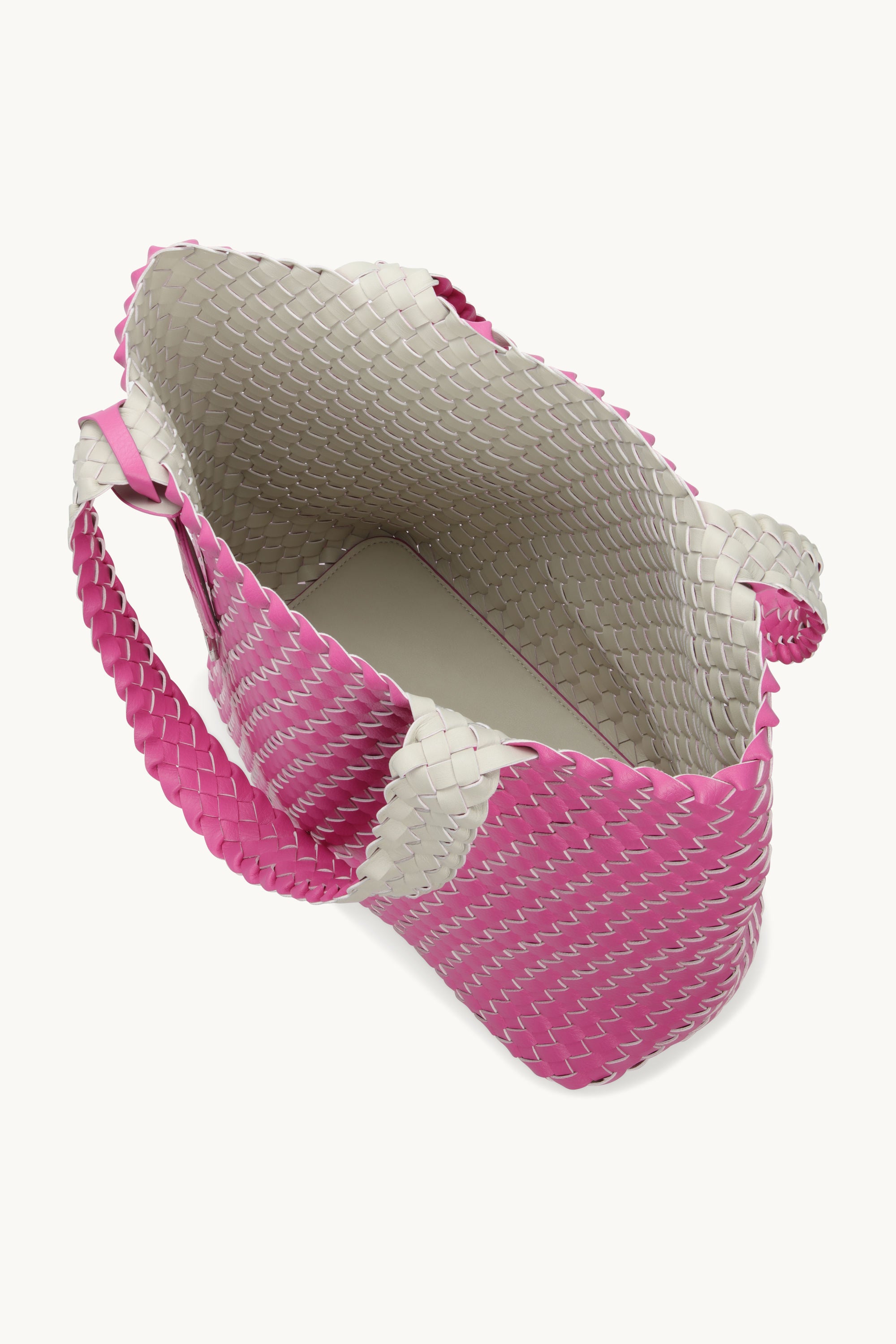 Tote Bag Flettet - Azalea Pink Sand