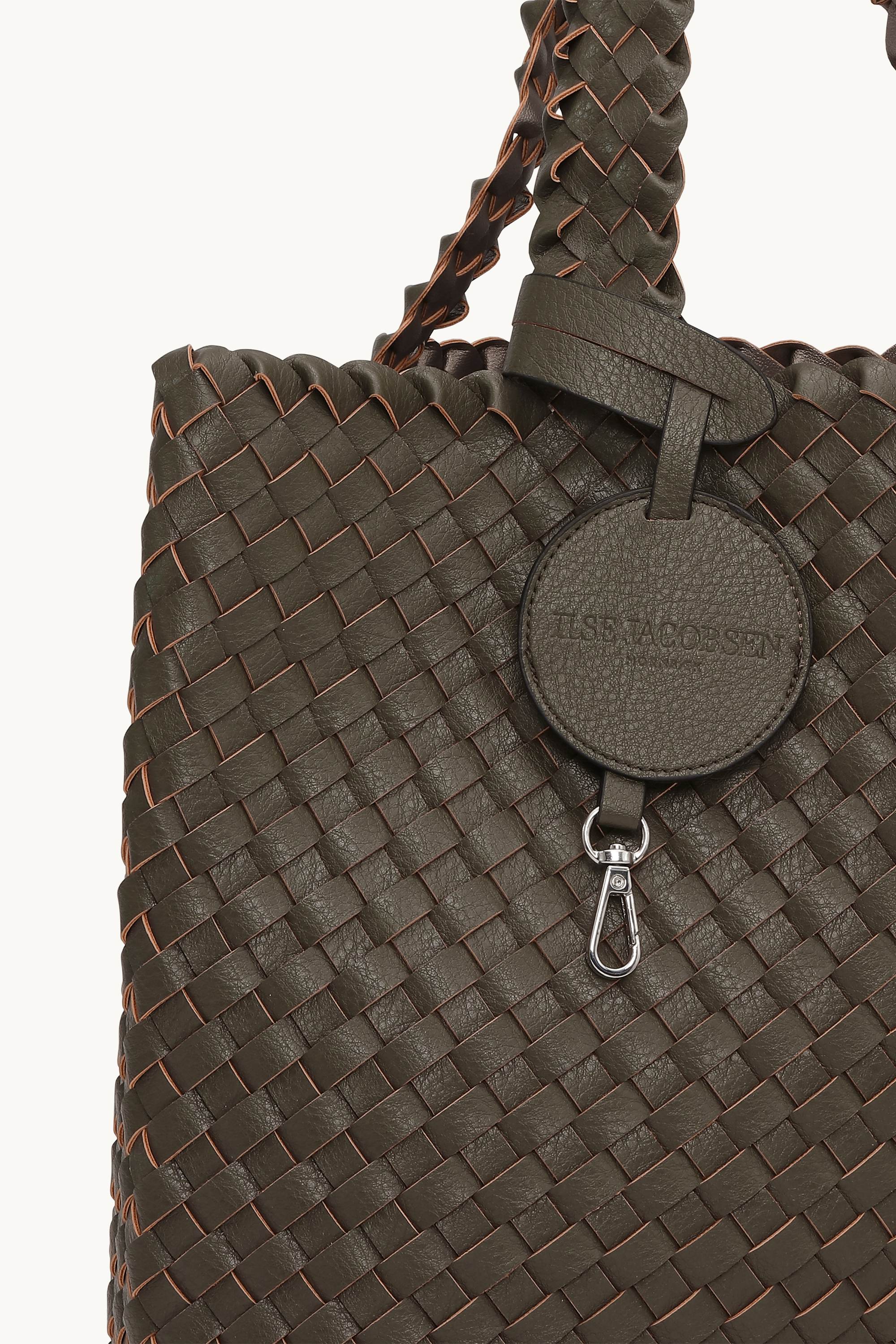 Tote Bag Flettet - Army Gun Metal