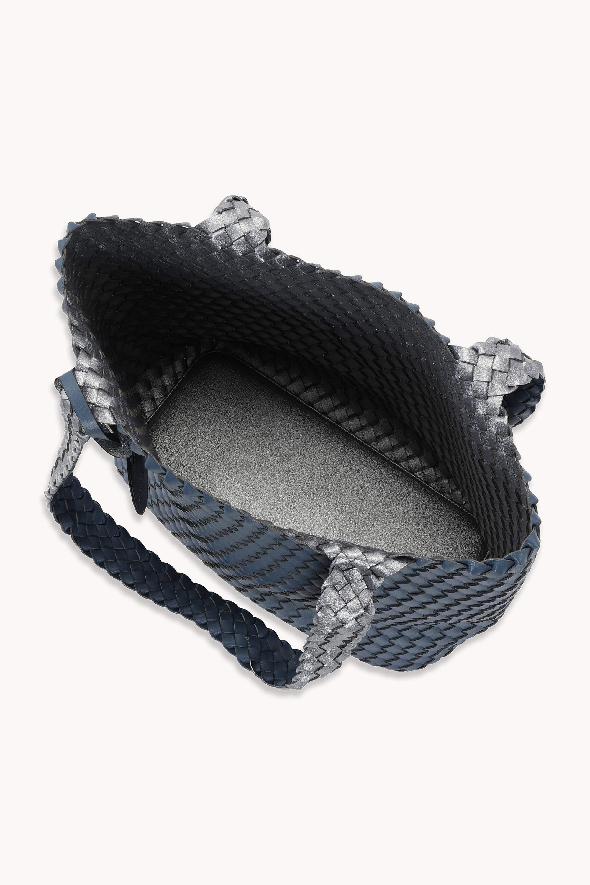 Tote Bag Flettet - Orion Blue Antique Silver