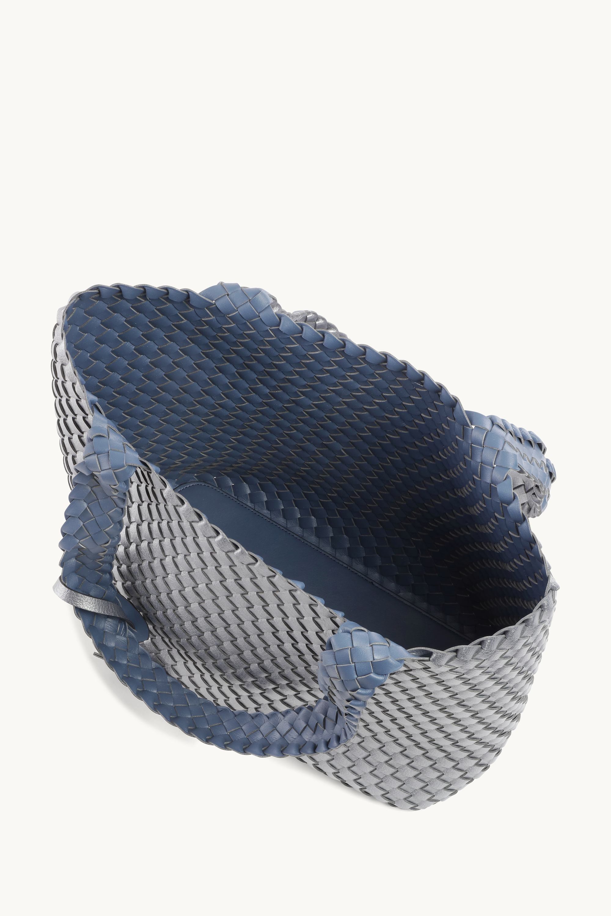 Tote Bag Flettet - Orion Blue Antique Silver