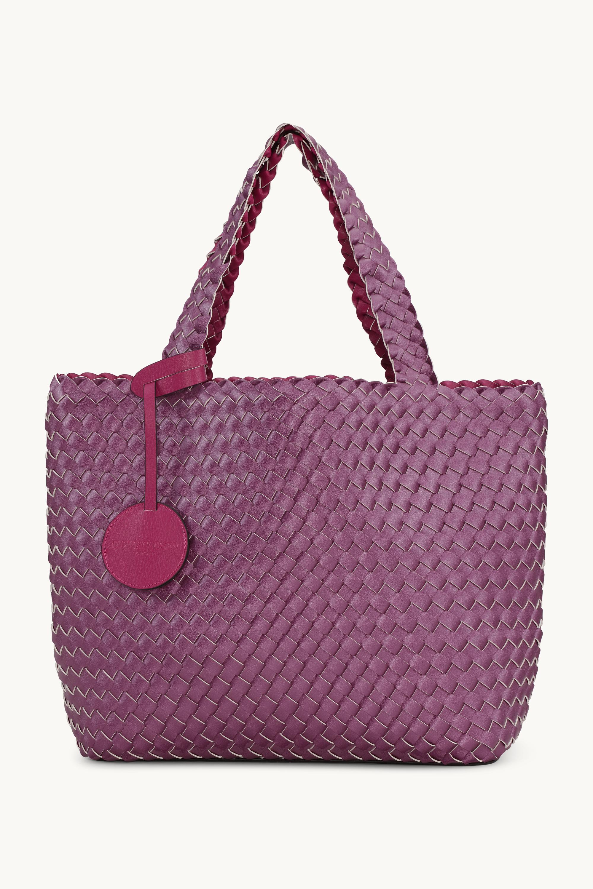 Tote Bag Flettet - Magenta Haze Magenta Haze Metallic