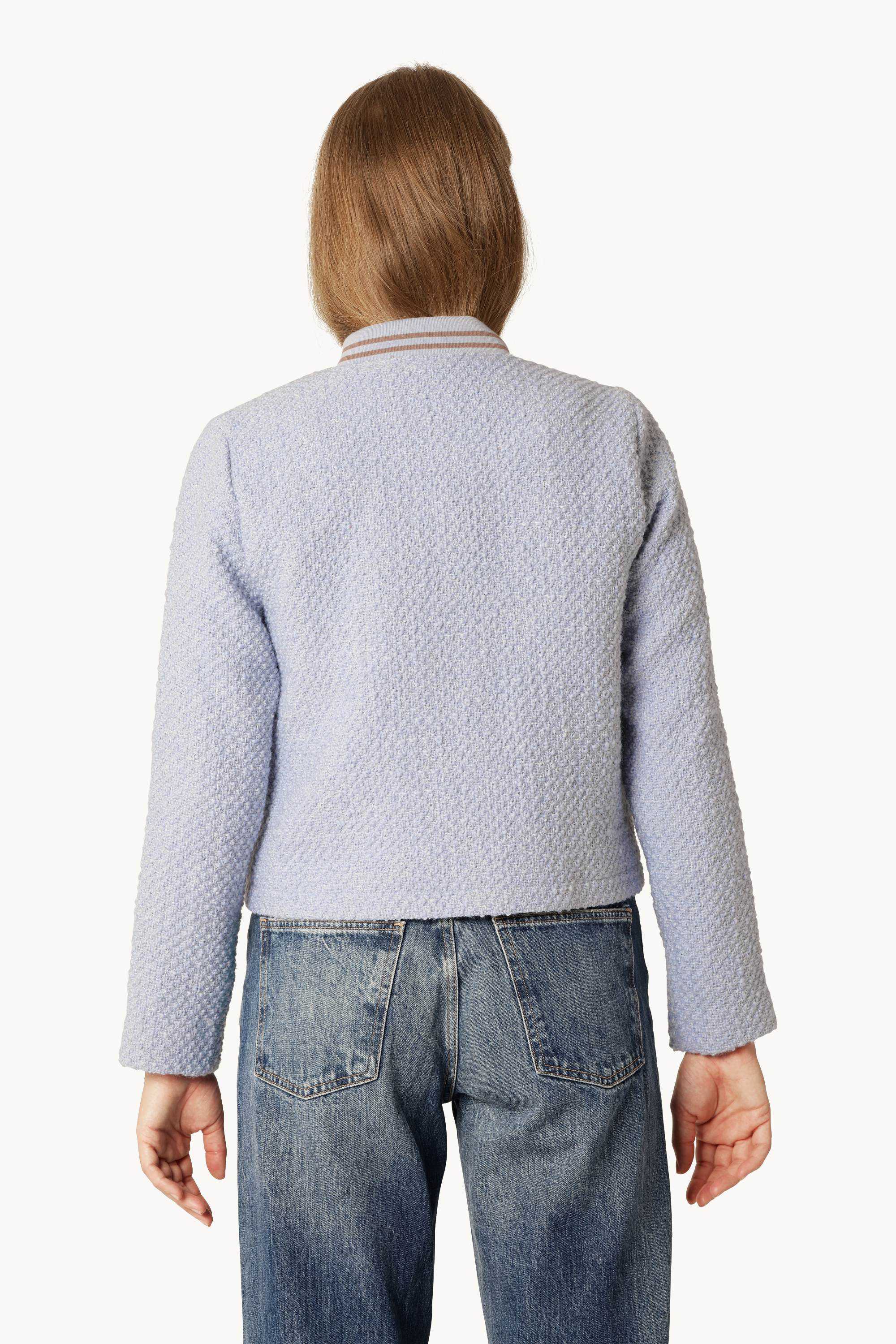 Bouclé Bomberjakke - Heather