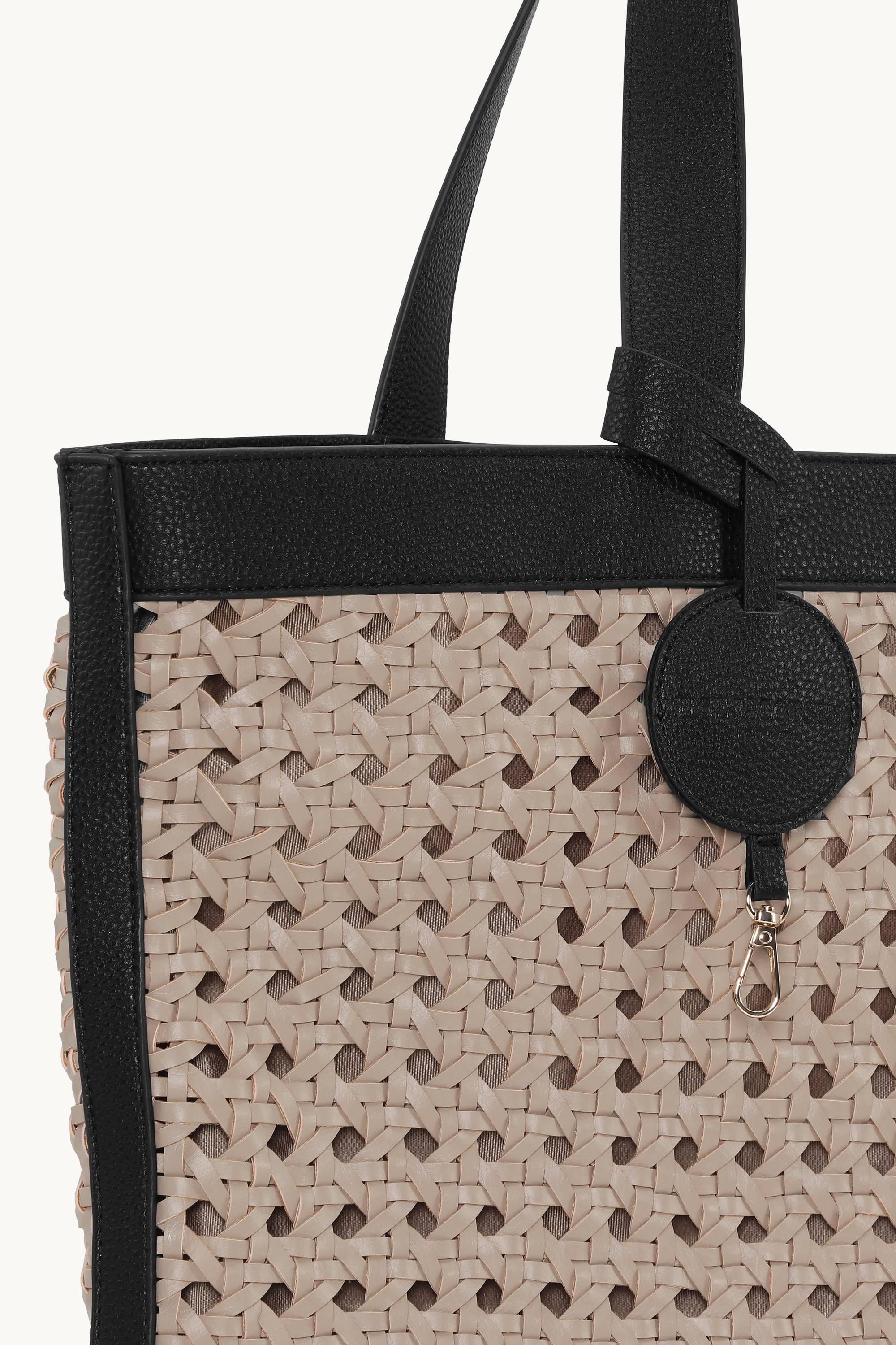 Stor Strandveske - Sand Pile Black