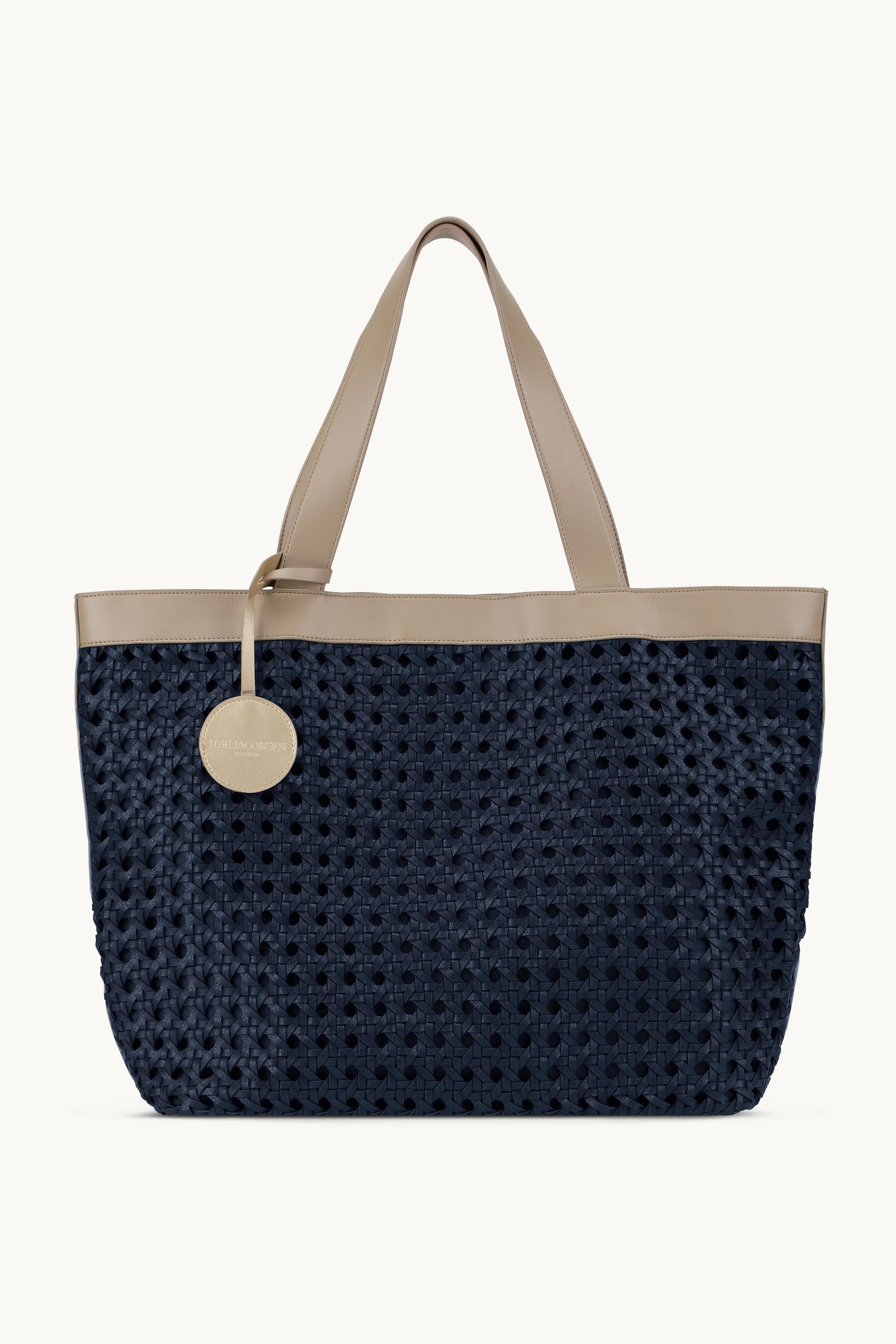 Stor Strandveske - Dark Indigo Sand Pile