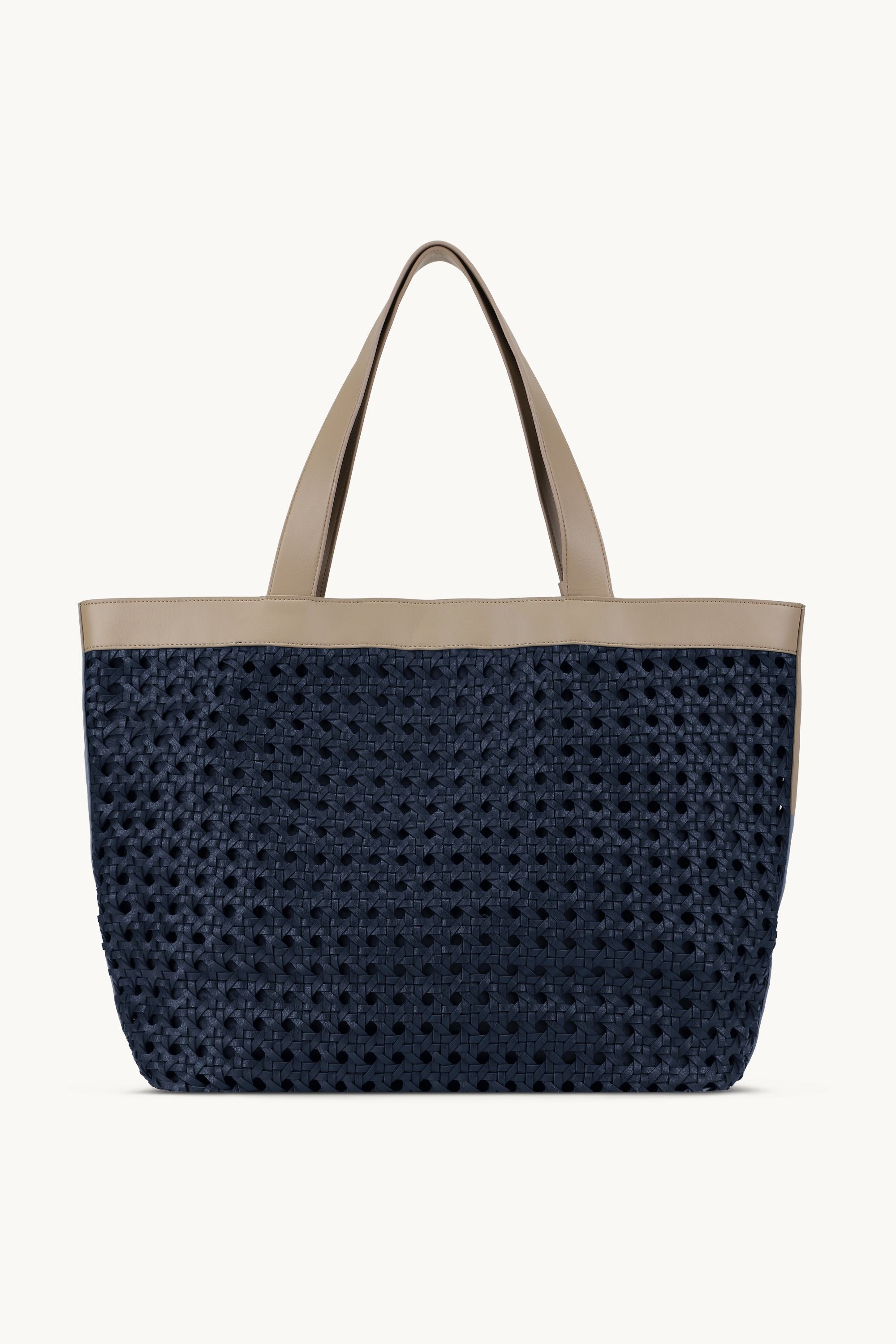 Stor Strandveske - Dark Indigo Sand Pile