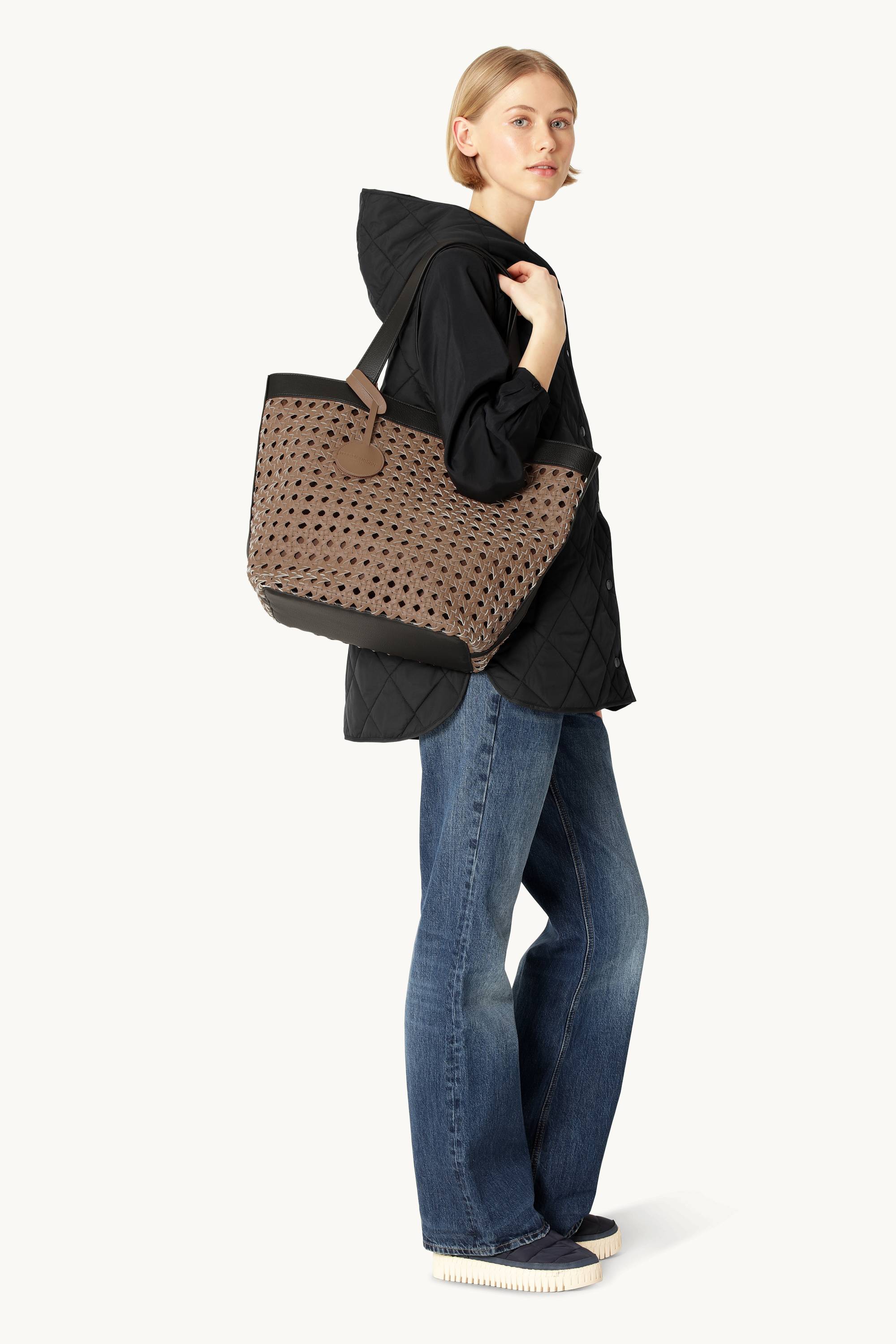 Strandveske - Mocca Black