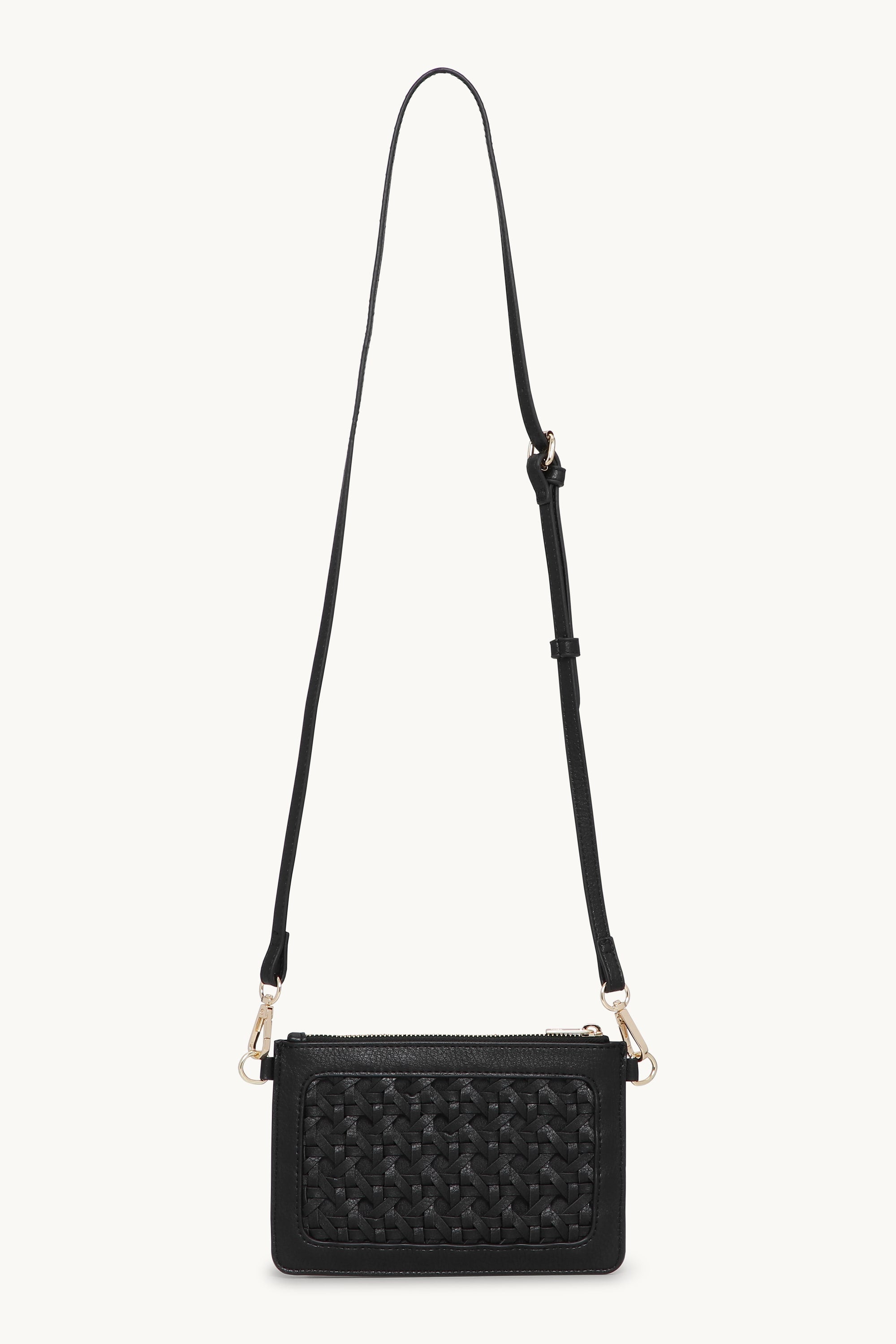 Braided Wallet - Black Black