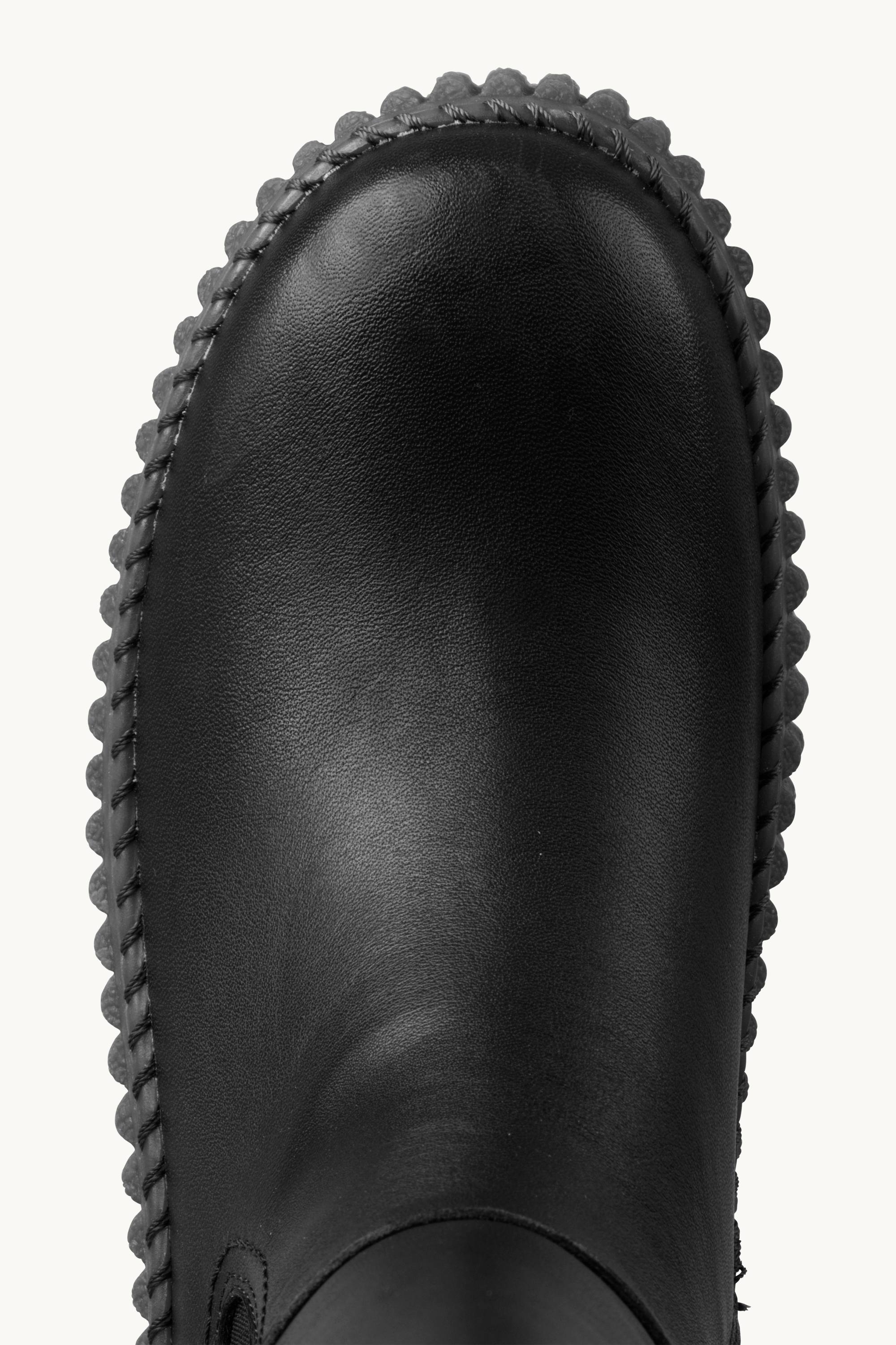 Tall Boots With Elastic - Black Black