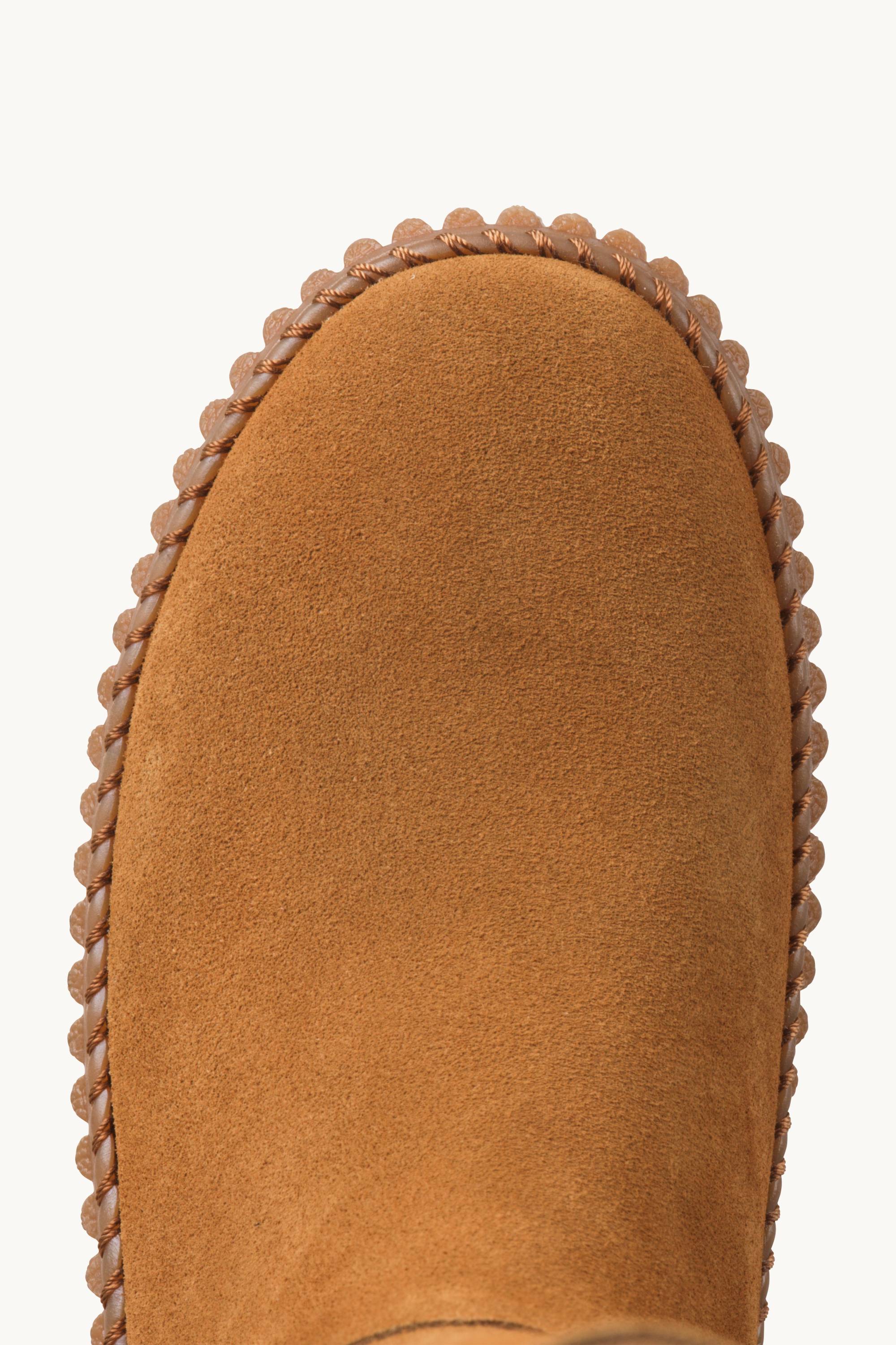 Tall Boots With Elastic - Cashew Clay