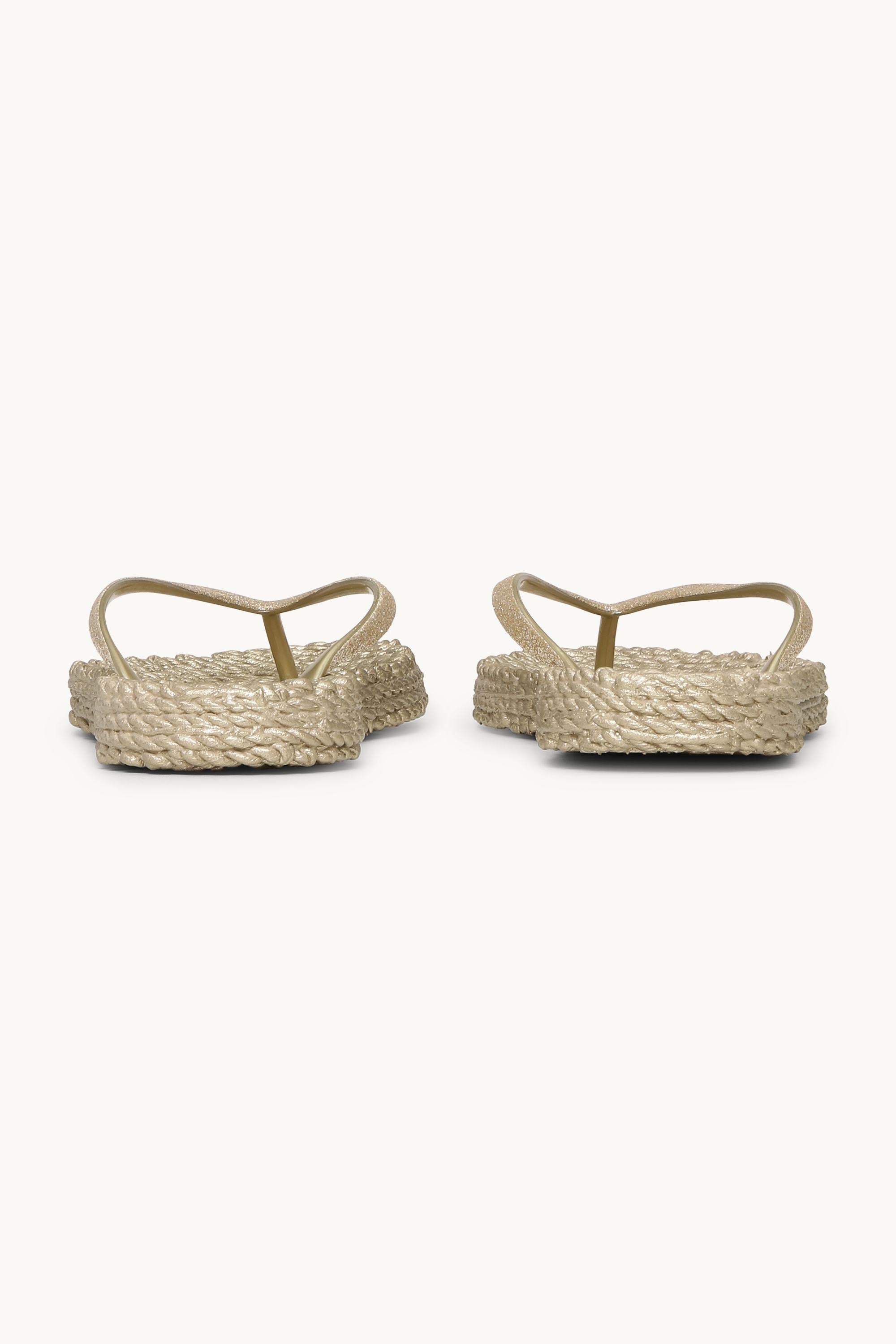 Flip-flops Glitter - Platin